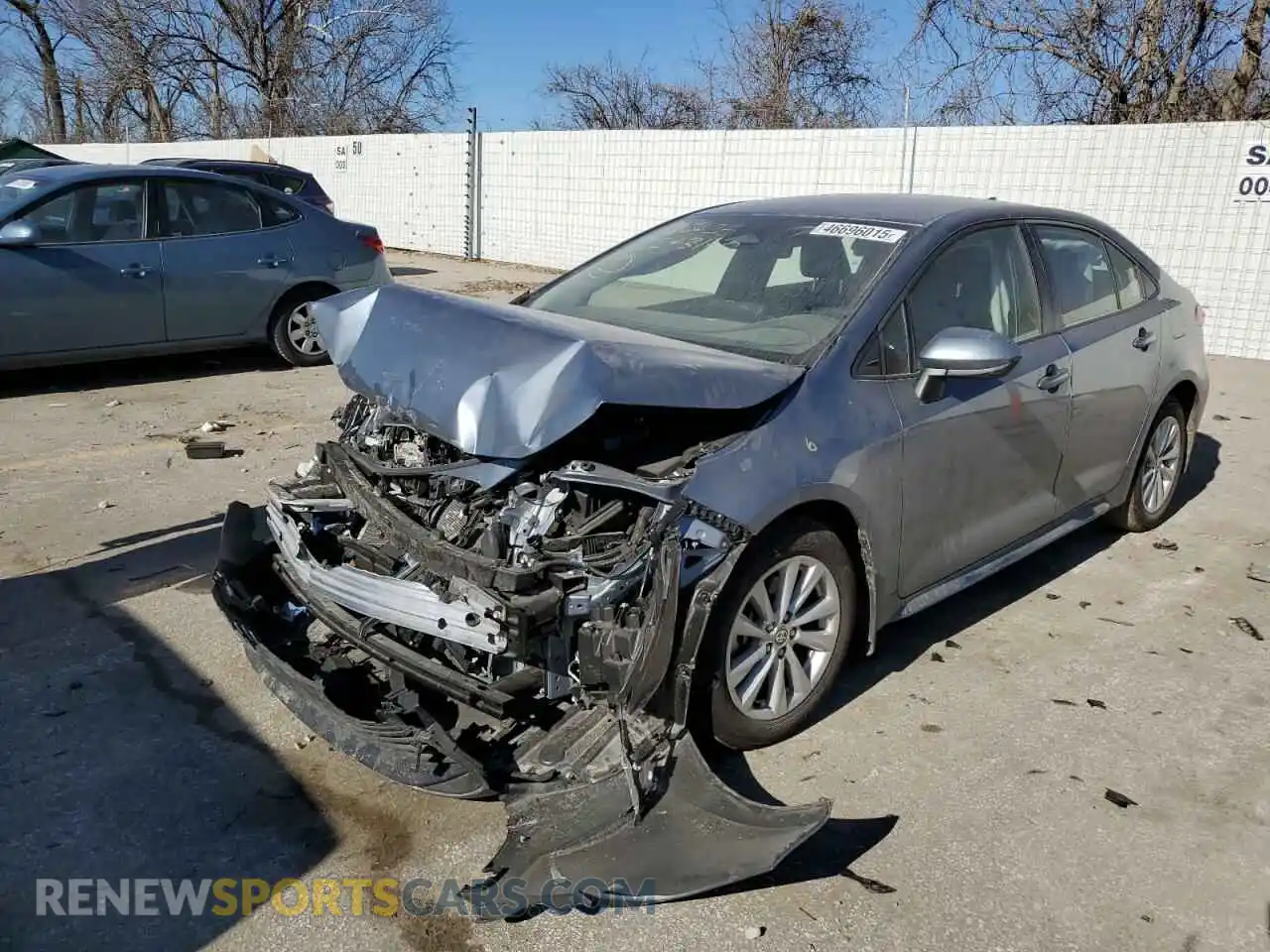 1 Photograph of a damaged car JTDB4MEE9PJ005128 TOYOTA COROLLA 2023