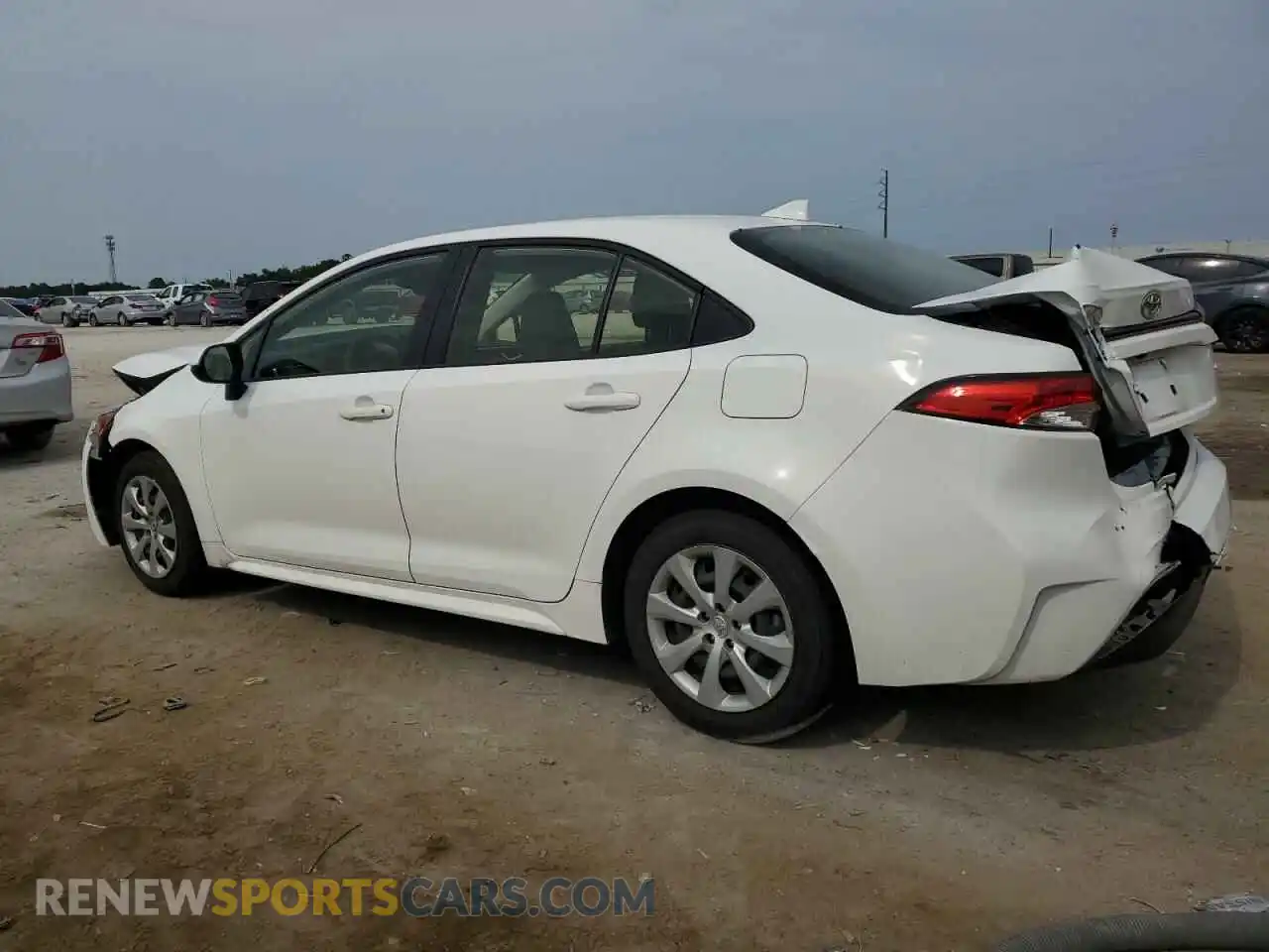 2 fotografías del automóvil dañado JTDB4MEEXP3002677 TOYOTA COROLLA 2023