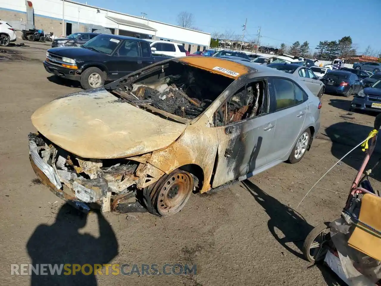 1 Photograph of a damaged car JTDB4MEEXP3011377 TOYOTA COROLLA 2023