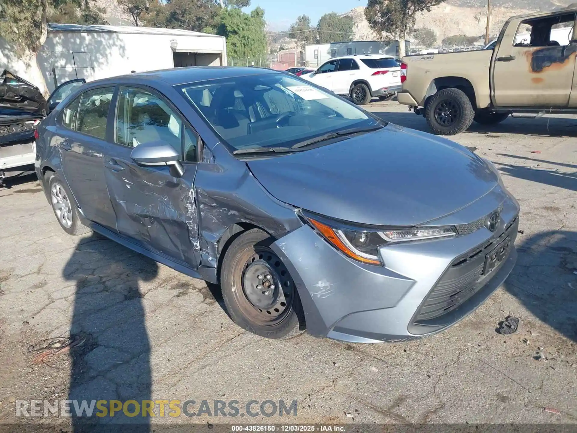 1 fotografías del automóvil dañado JTDB4MEEXPJ007776 TOYOTA COROLLA 2023