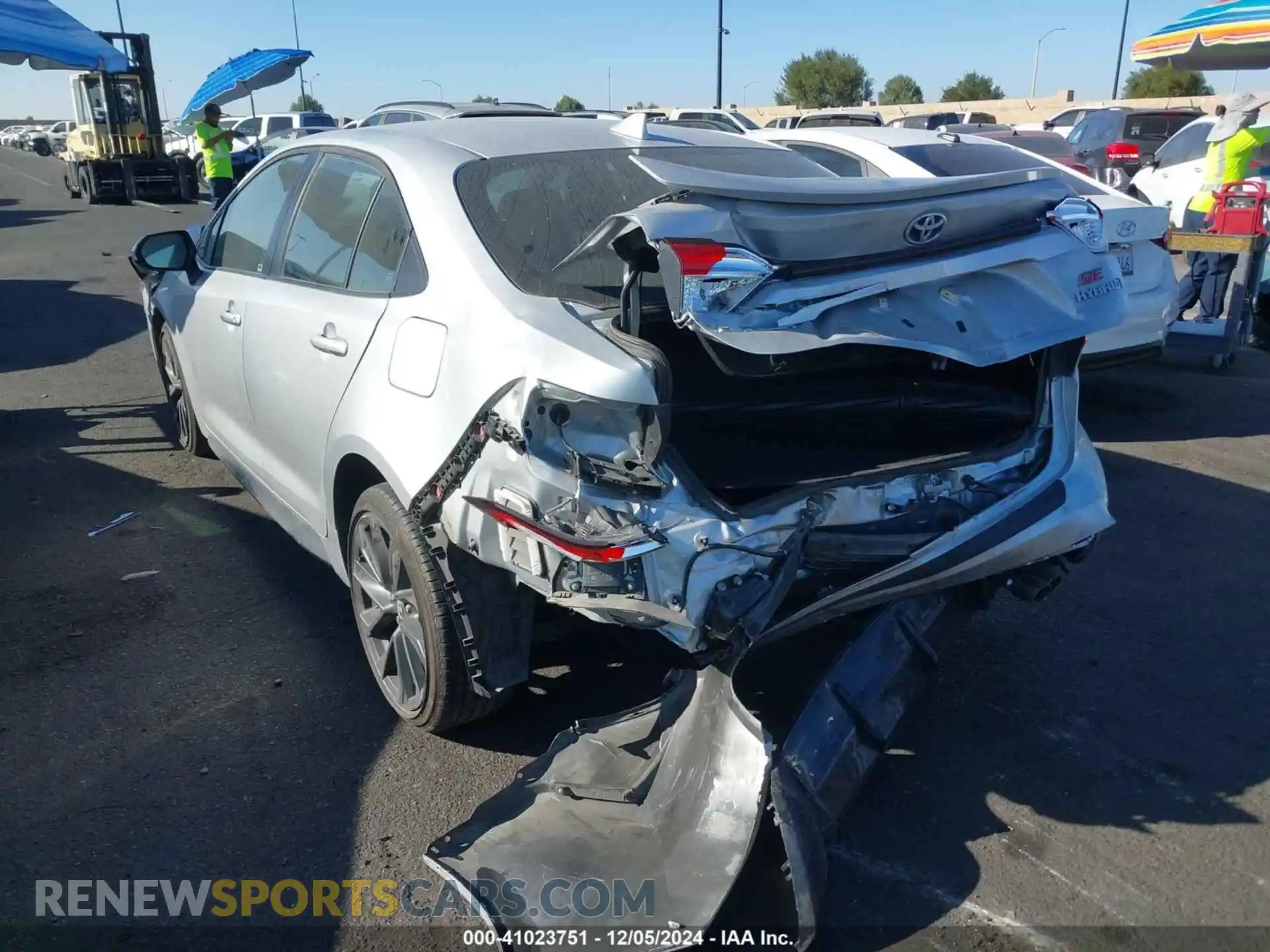 3 Photograph of a damaged car JTDBCMFE2P3000276 TOYOTA COROLLA 2023