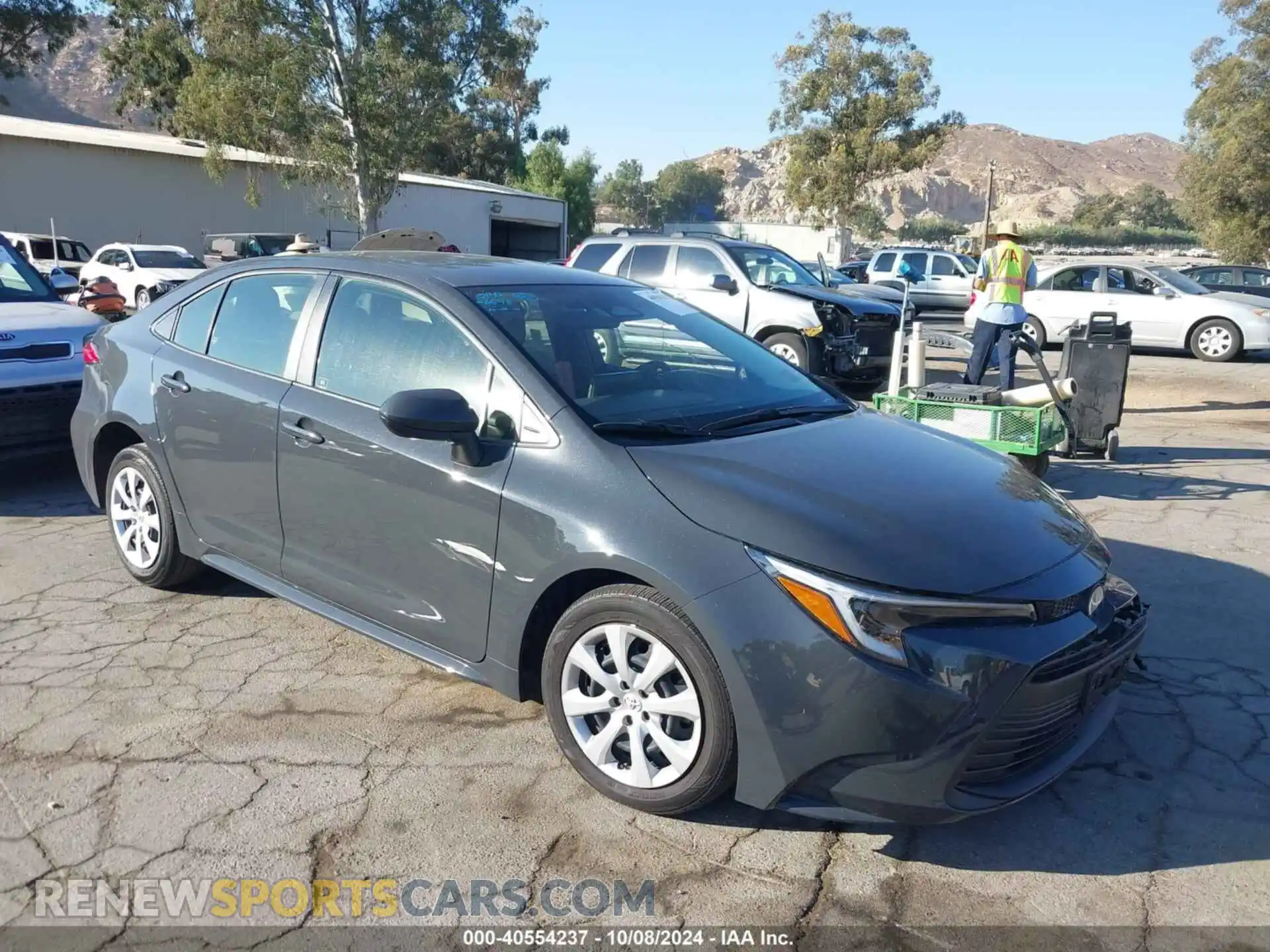 1 Photograph of a damaged car JTDBCMFE2P3011388 TOYOTA COROLLA 2023
