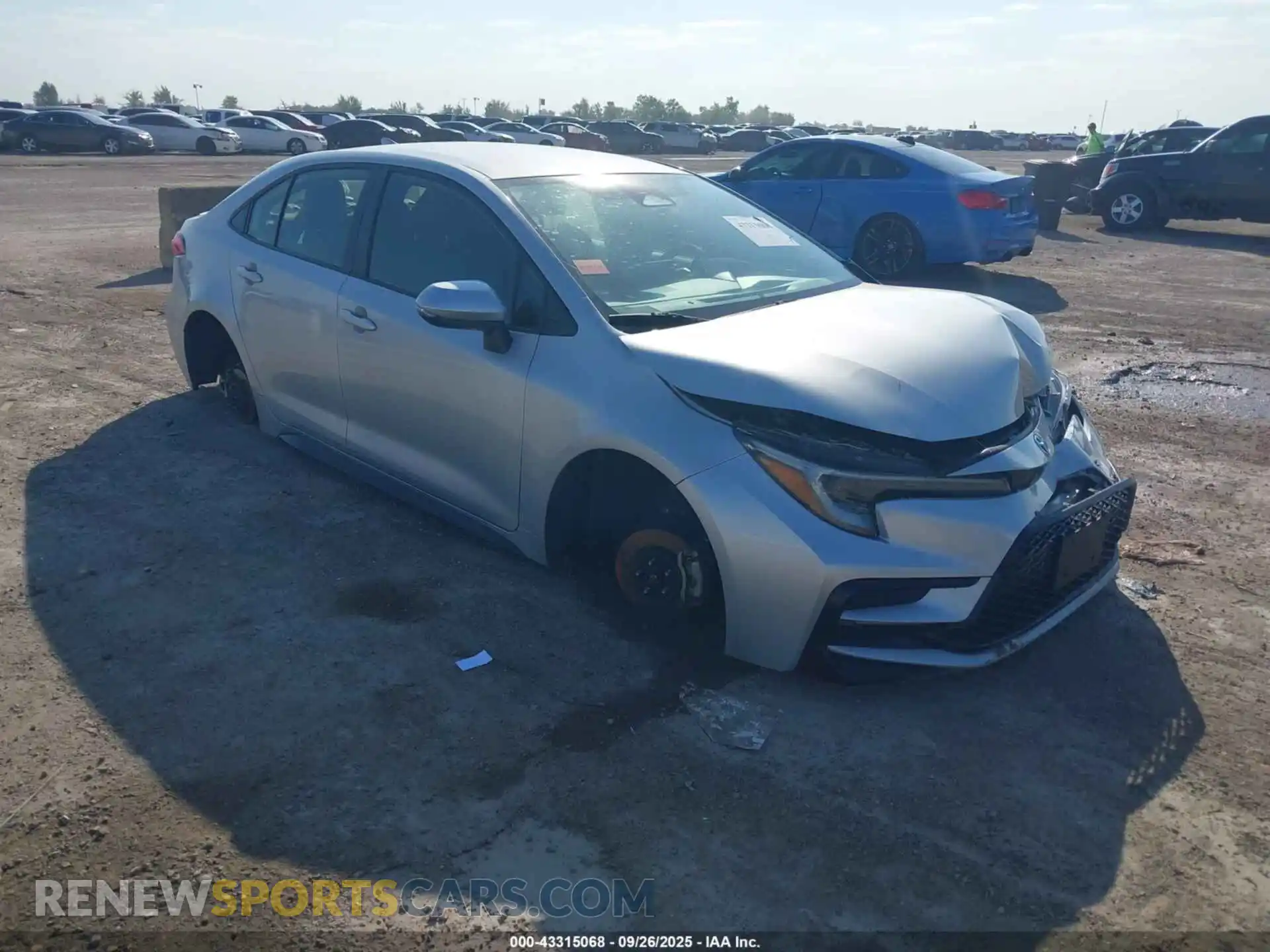 1 Photograph of a damaged car JTDBCMFE2P3019054 TOYOTA COROLLA 2023