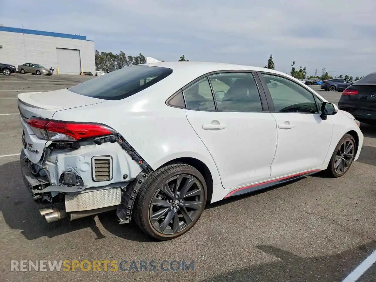 3 Photograph of a damaged car JTDBCMFE2PJ009586 TOYOTA COROLLA 2023