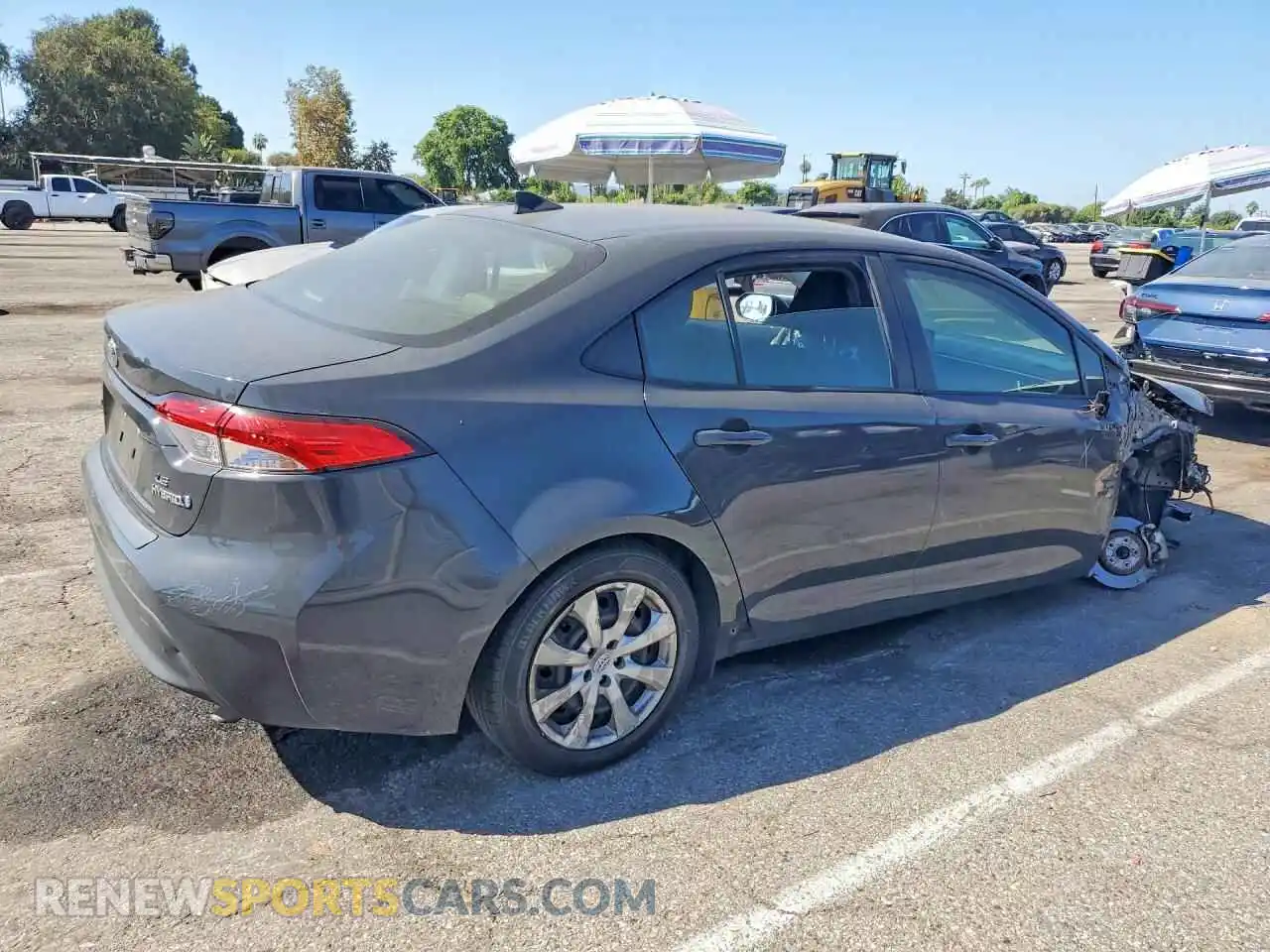 3 fotografías del automóvil dañado JTDBCMFE7P3023391 TOYOTA COROLLA 2023