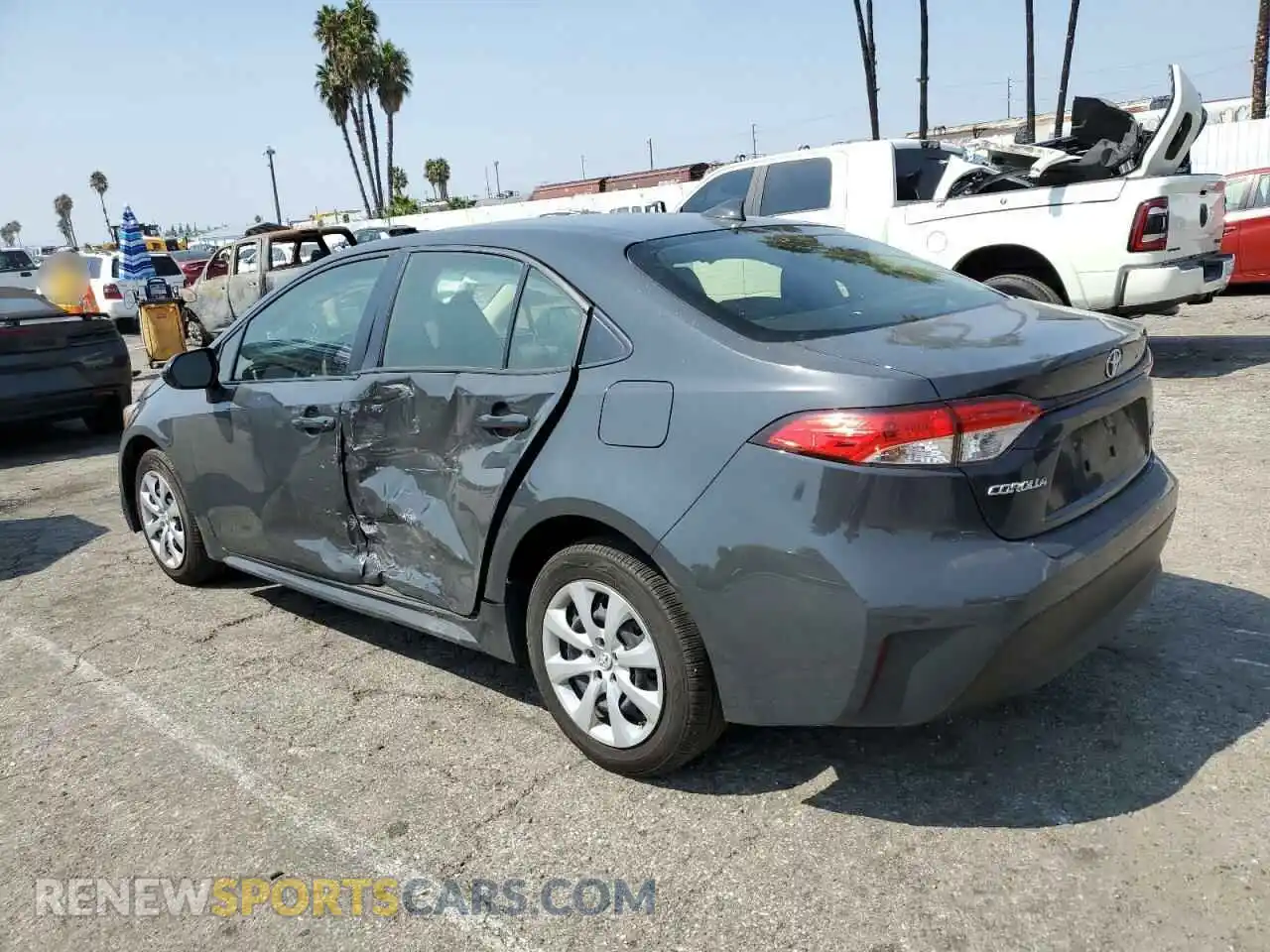 2 Photograph of a damaged car JTDBCMFE8P3025280 TOYOTA COROLLA 2023