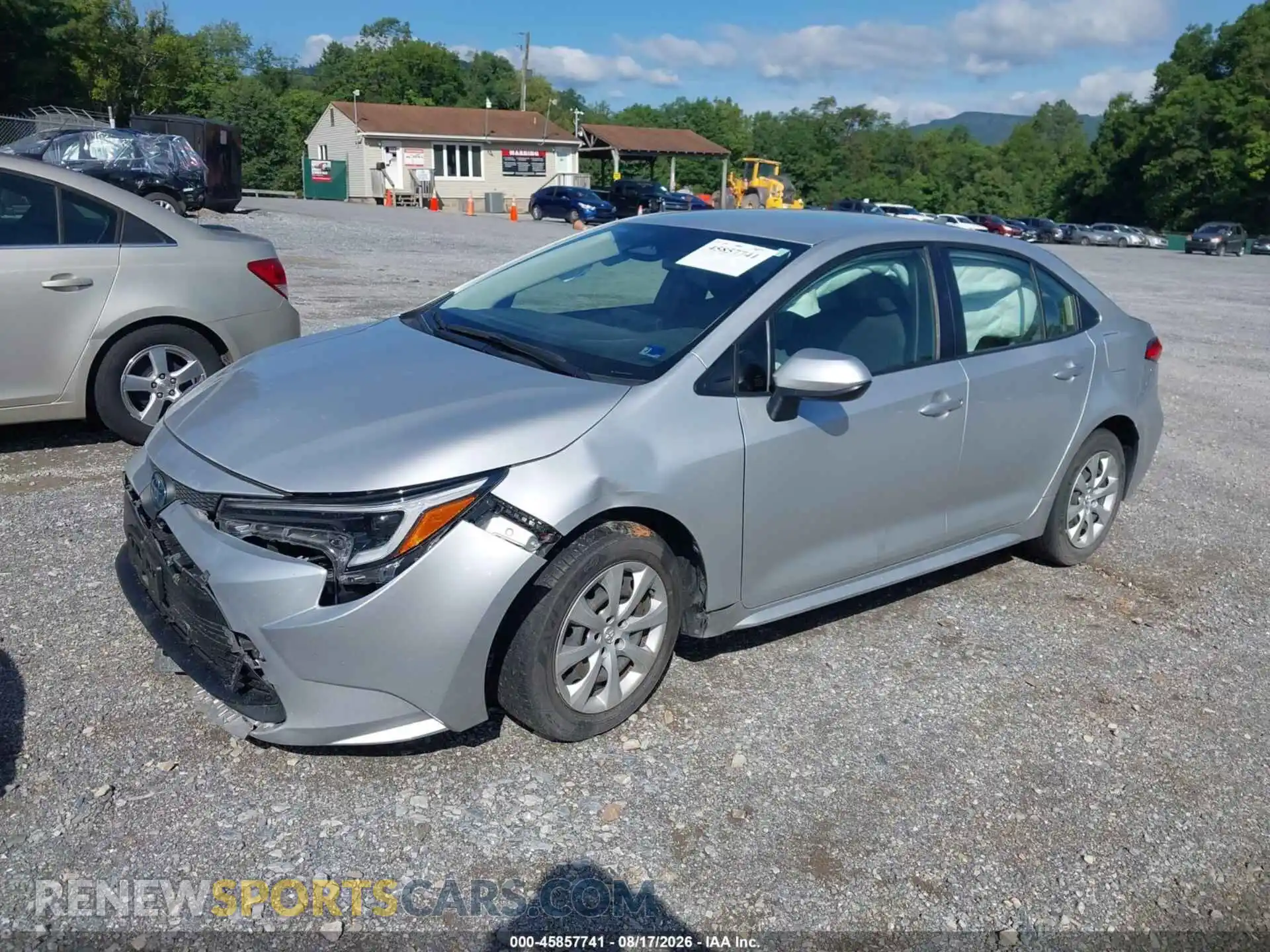 2 Photograph of a damaged car JTDBCMFEXP3017293 TOYOTA COROLLA 2023