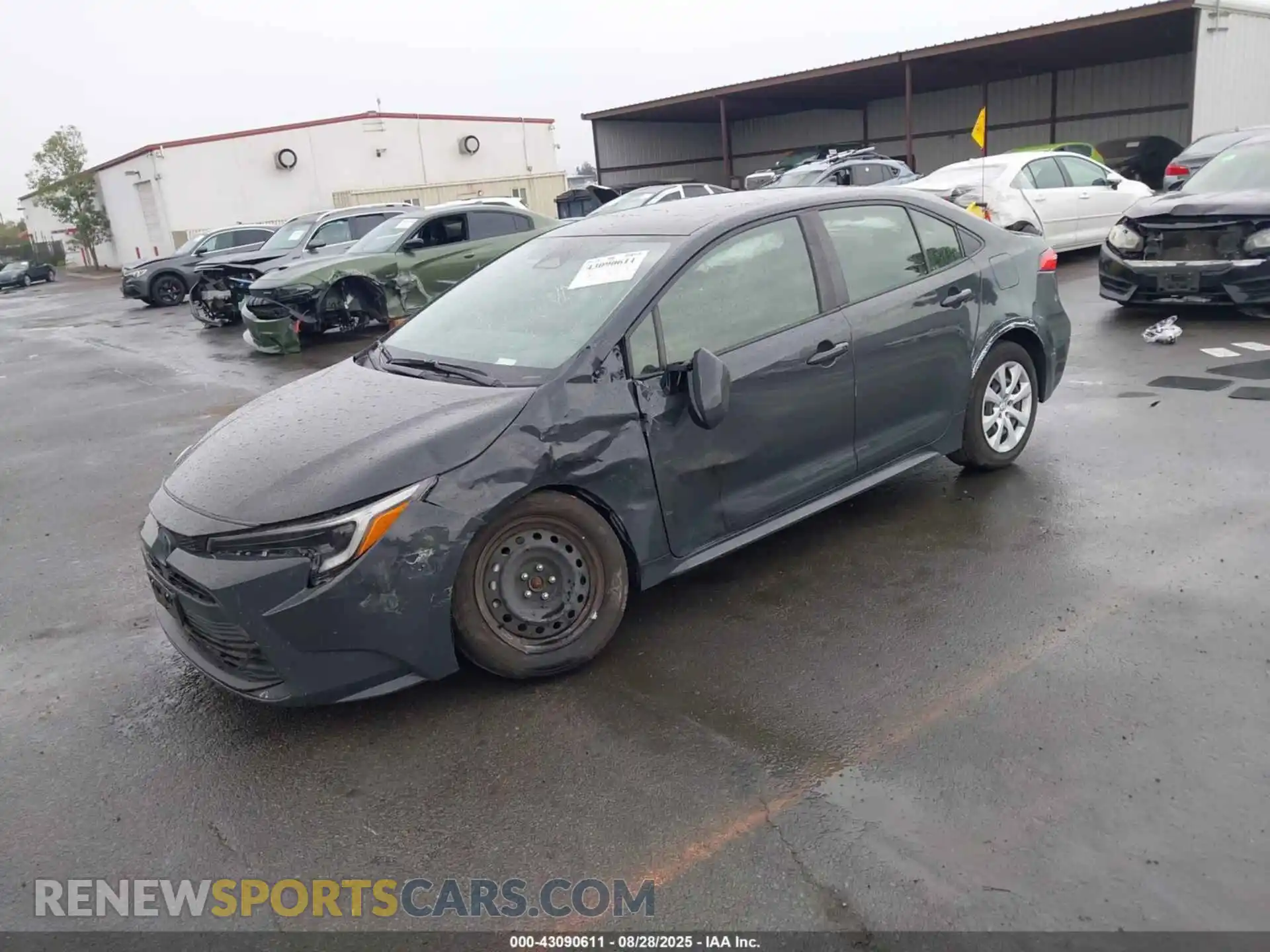 2 Photograph of a damaged car JTDBCMFEXP3020064 TOYOTA COROLLA 2023