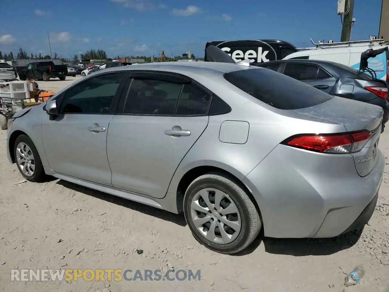 2 Photograph of a damaged car JTDBCMFEXP3021036 TOYOTA COROLLA 2023