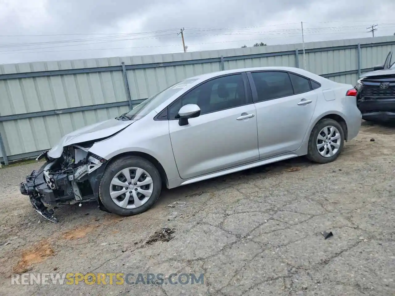 1 Photograph of a damaged car JTDBCMFEXP3024972 TOYOTA COROLLA 2023