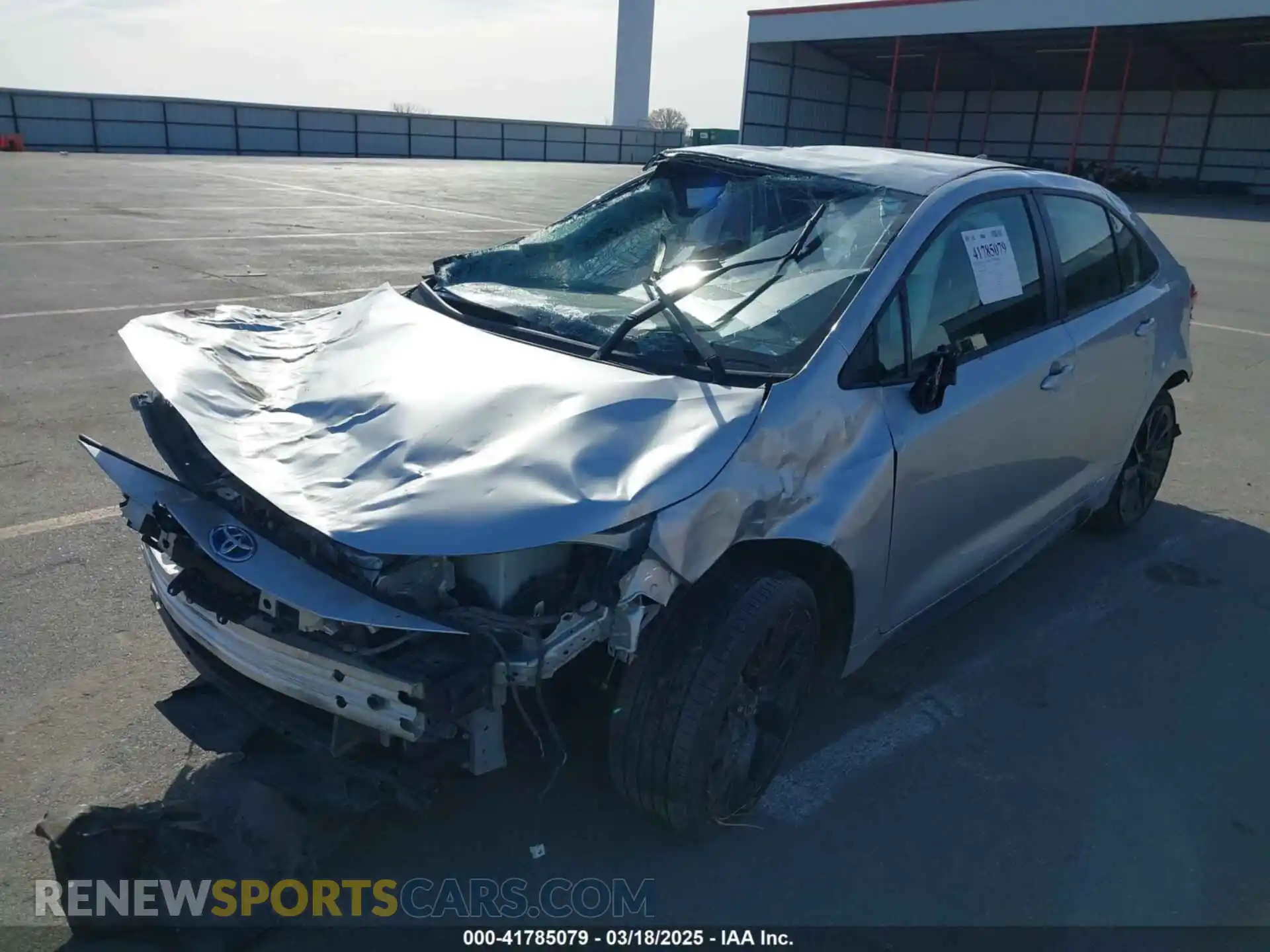 2 Photograph of a damaged car JTDBDMHE0P3001565 TOYOTA COROLLA 2023