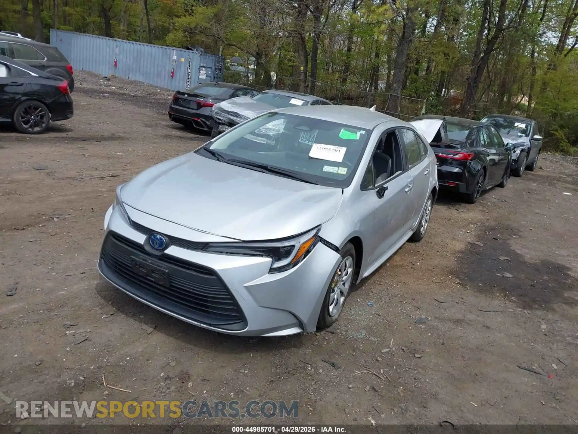 2 Photograph of a damaged car JTDBDMHE0P3003994 TOYOTA COROLLA 2023