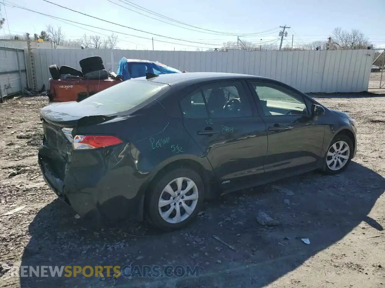3 Photograph of a damaged car JTDBDMHE0P3004479 TOYOTA COROLLA 2023