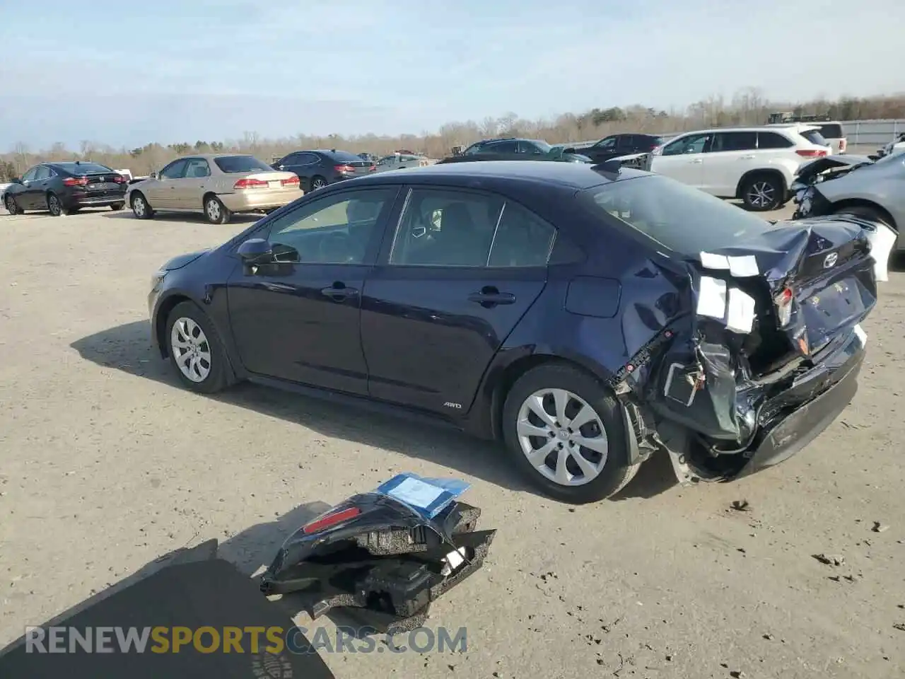 2 Photograph of a damaged car JTDBDMHE0PJ000282 TOYOTA COROLLA 2023