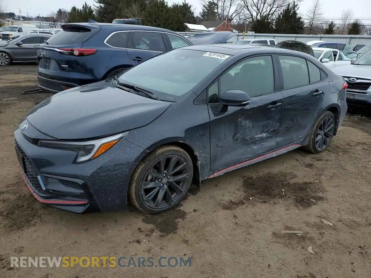 1 Photograph of a damaged car JTDBDMHE1P3004684 TOYOTA COROLLA 2023