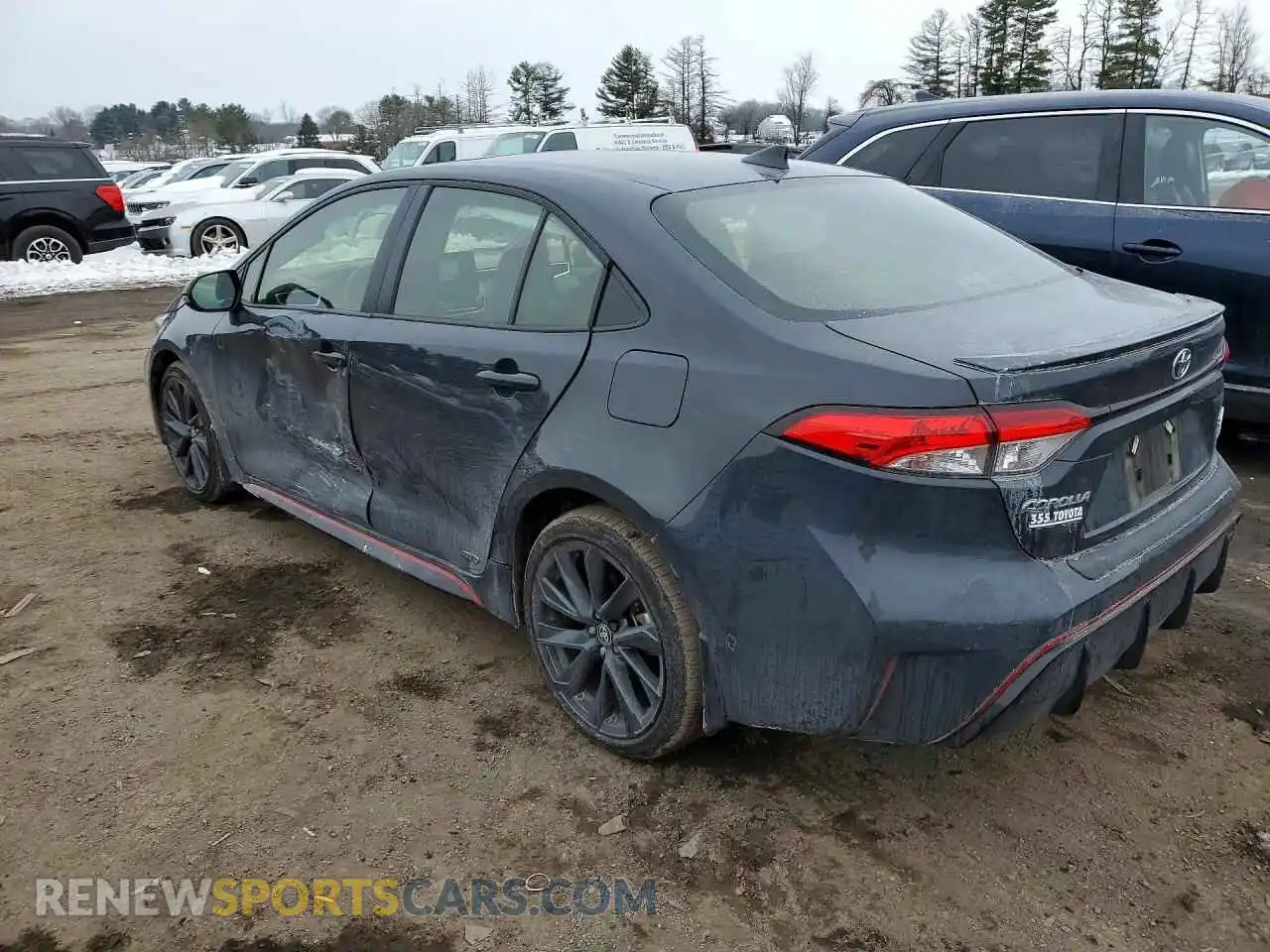 2 Photograph of a damaged car JTDBDMHE1P3004684 TOYOTA COROLLA 2023