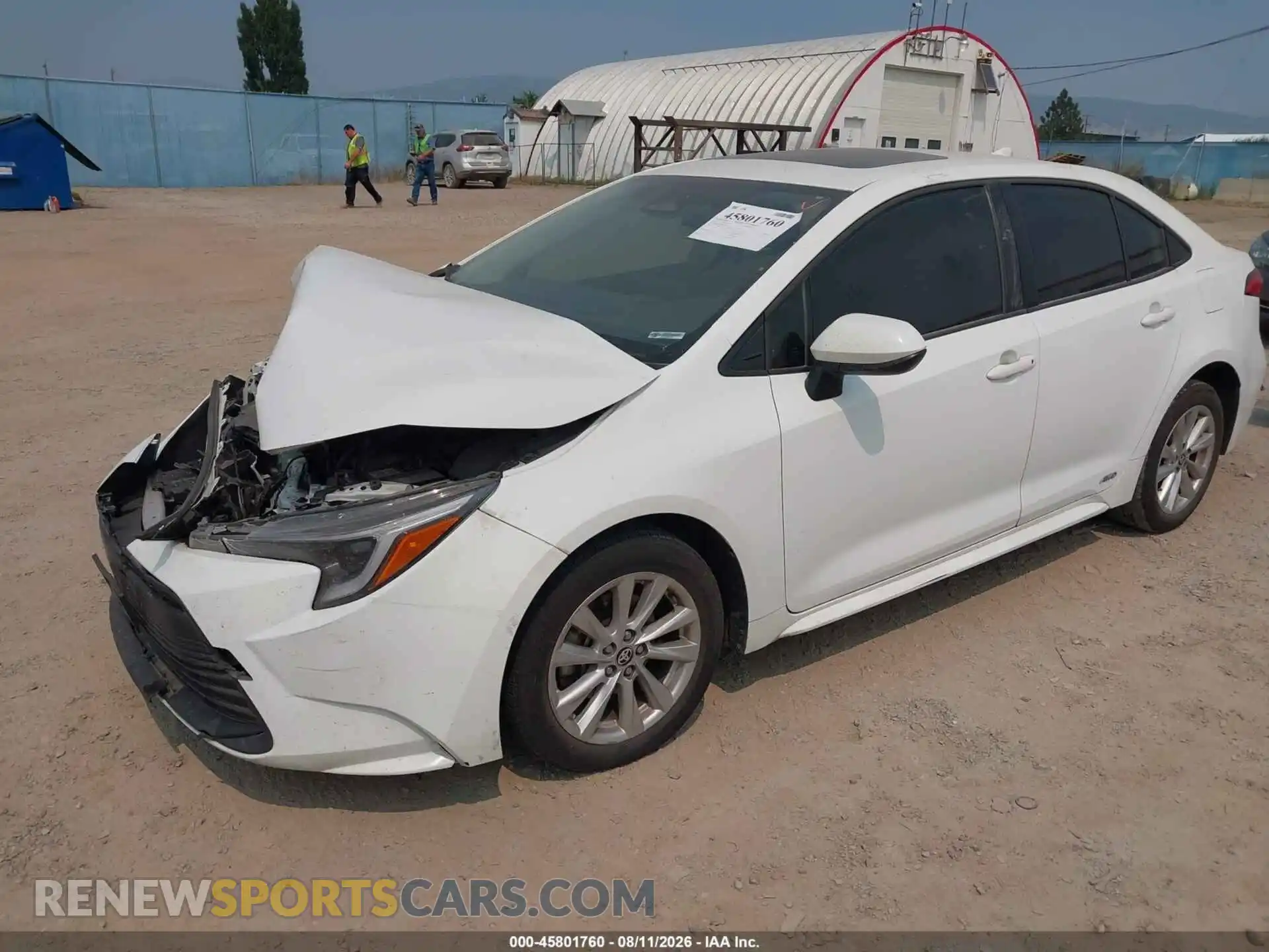 2 Фотография поврежденного автомобиля JTDBDMHE1PJ002882 TOYOTA COROLLA 2023