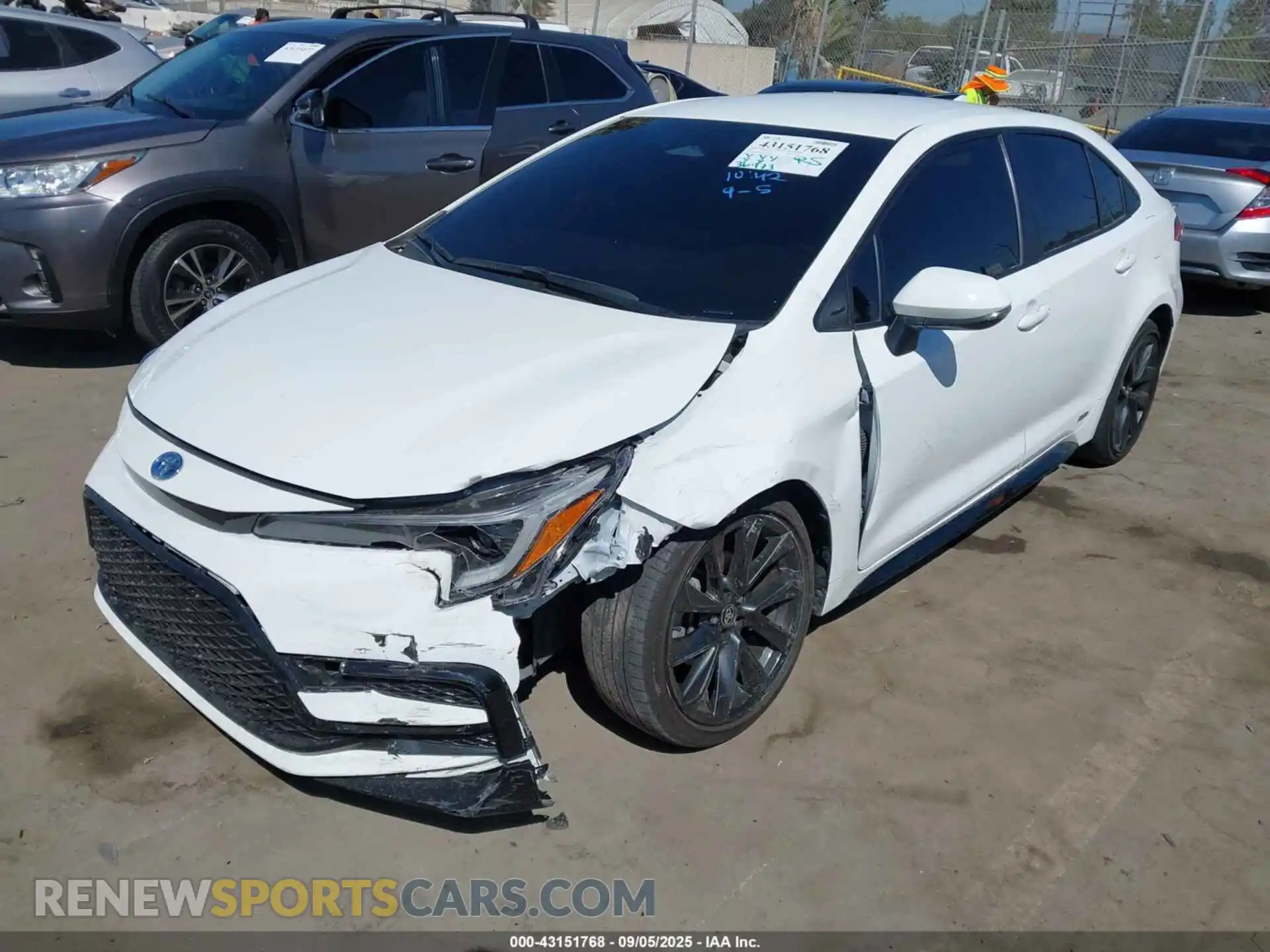 2 Photograph of a damaged car JTDBDMHE2P3005164 TOYOTA COROLLA 2023