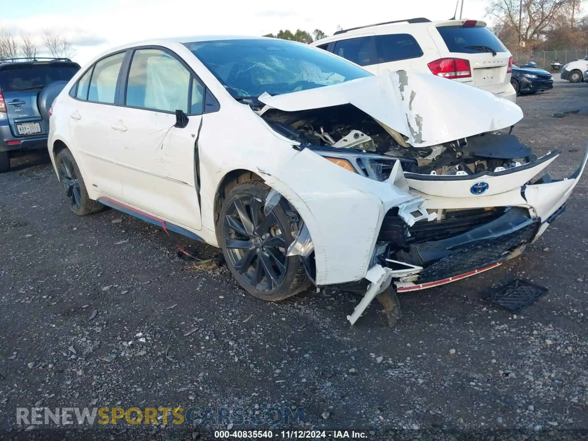 1 Photograph of a damaged car JTDBDMHE2PJ003751 TOYOTA COROLLA 2023