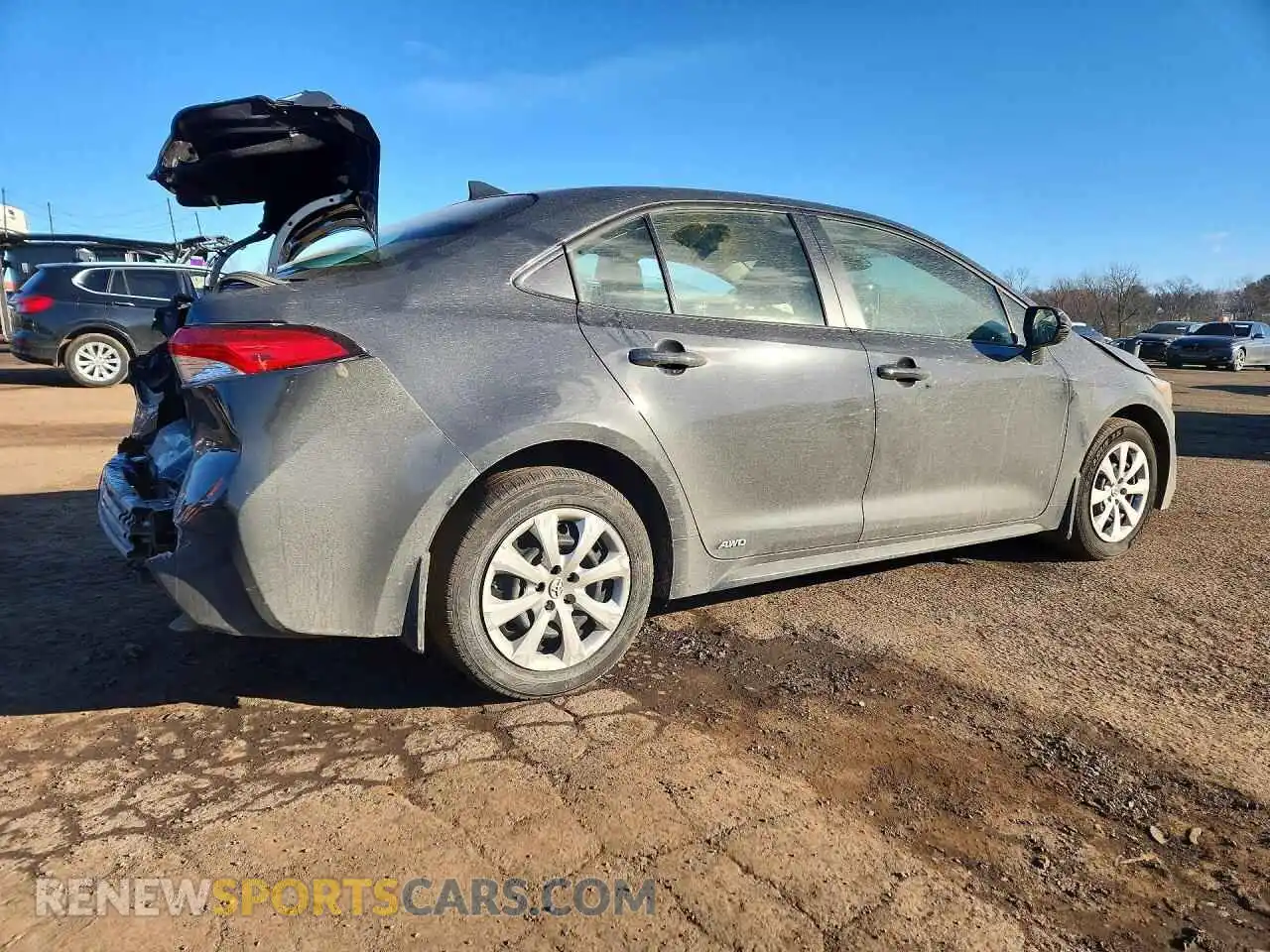 3 Photograph of a damaged car JTDBDMHE3P3007019 TOYOTA COROLLA 2023