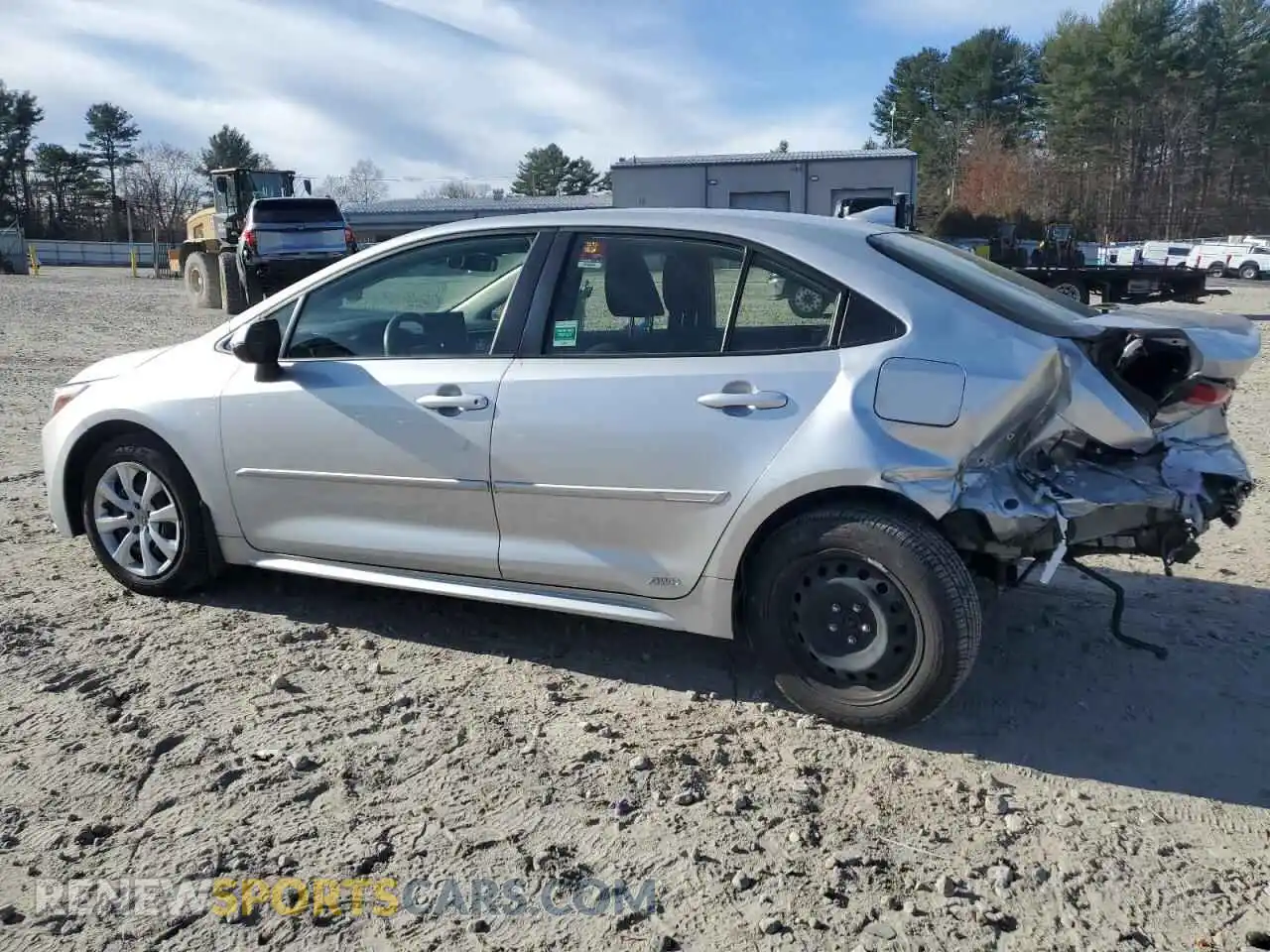 2 fotografías del automóvil dañado JTDBDMHE4P3001083 TOYOTA COROLLA 2023