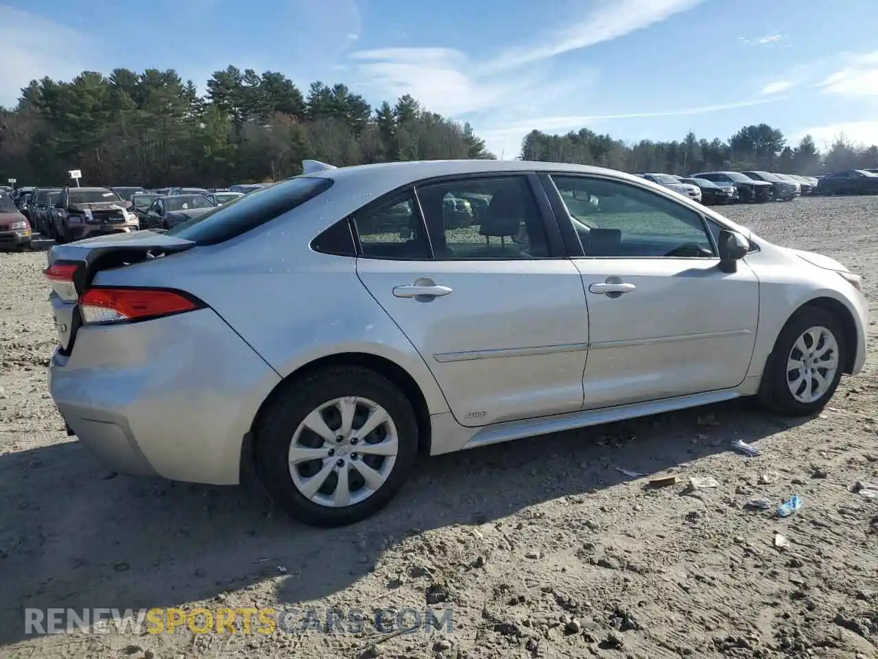 3 fotografías del automóvil dañado JTDBDMHE4P3001083 TOYOTA COROLLA 2023