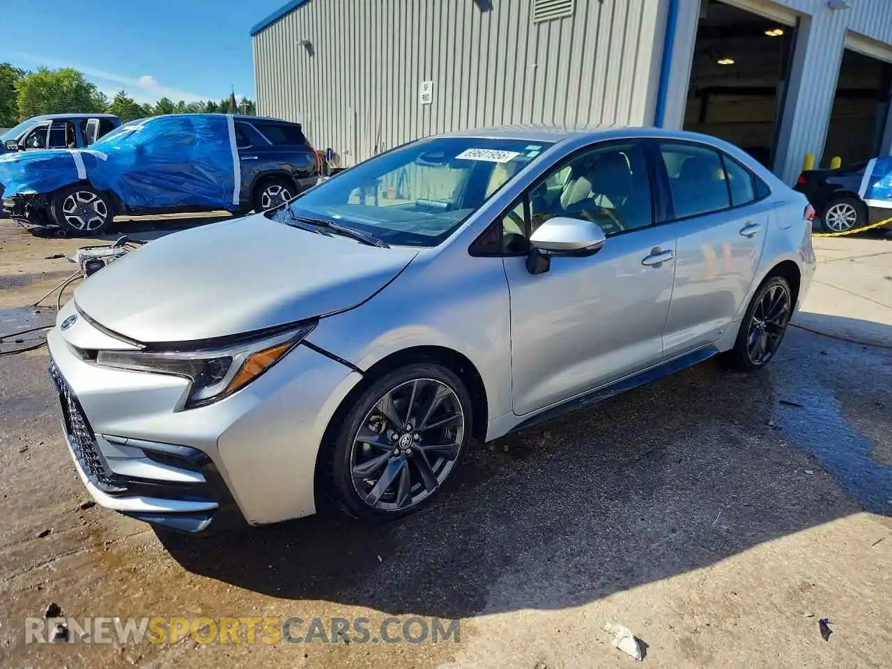 1 Photograph of a damaged car JTDBDMHE4P3005179 TOYOTA COROLLA 2023