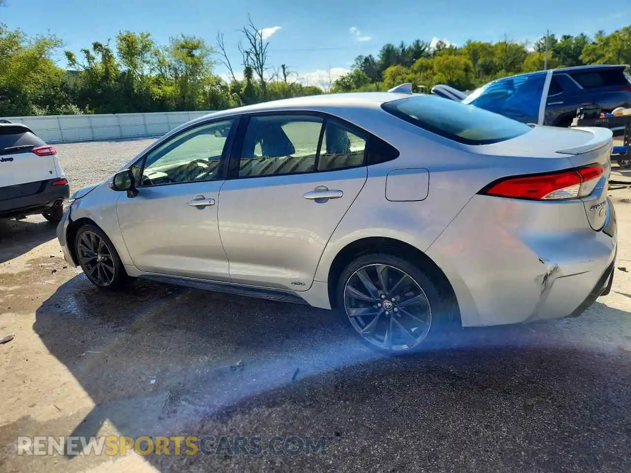 2 Photograph of a damaged car JTDBDMHE4P3005179 TOYOTA COROLLA 2023