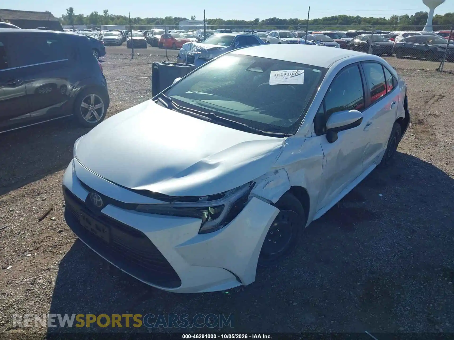 2 fotografías del automóvil dañado JTDBDMHE5P3001464 TOYOTA COROLLA 2023