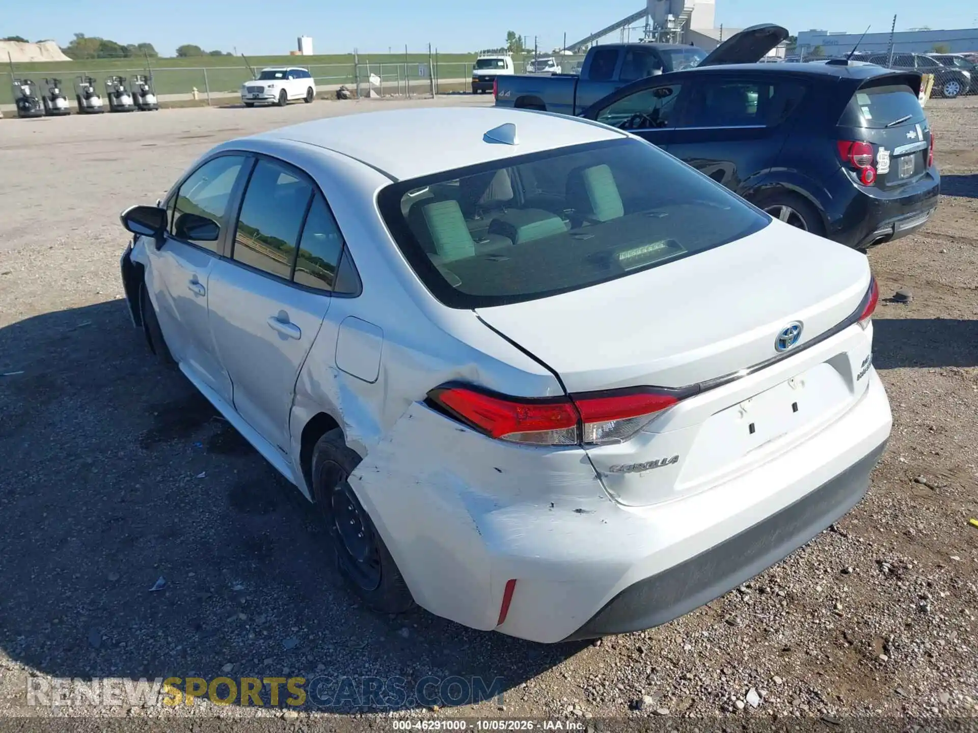 3 fotografías del automóvil dañado JTDBDMHE5P3001464 TOYOTA COROLLA 2023