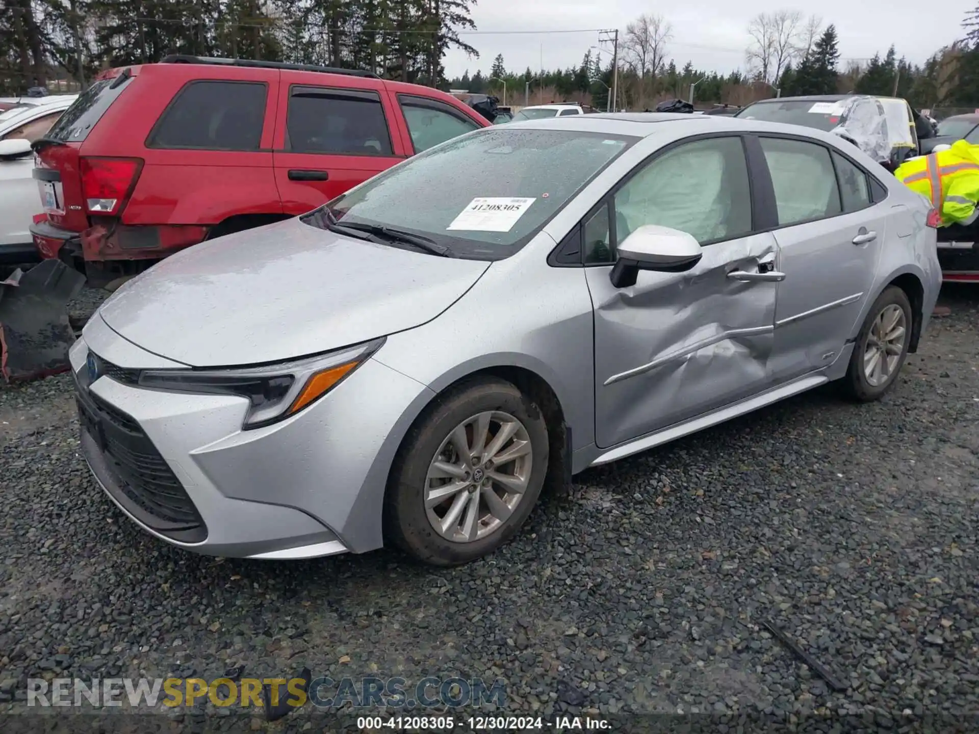 2 Photograph of a damaged car JTDBDMHE5P3005272 TOYOTA COROLLA 2023