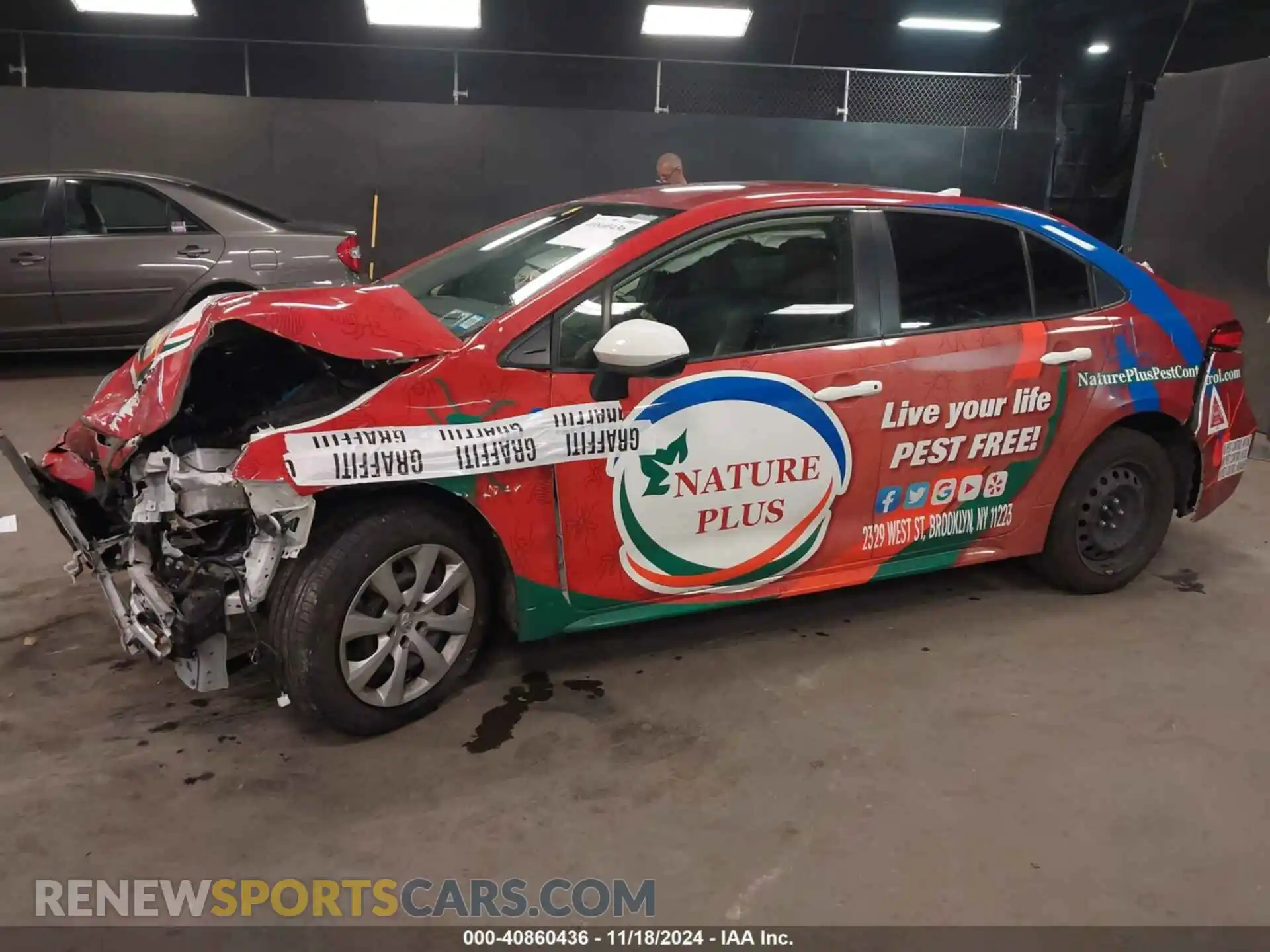 2 Photograph of a damaged car JTDBDMHE5P3006163 TOYOTA COROLLA 2023