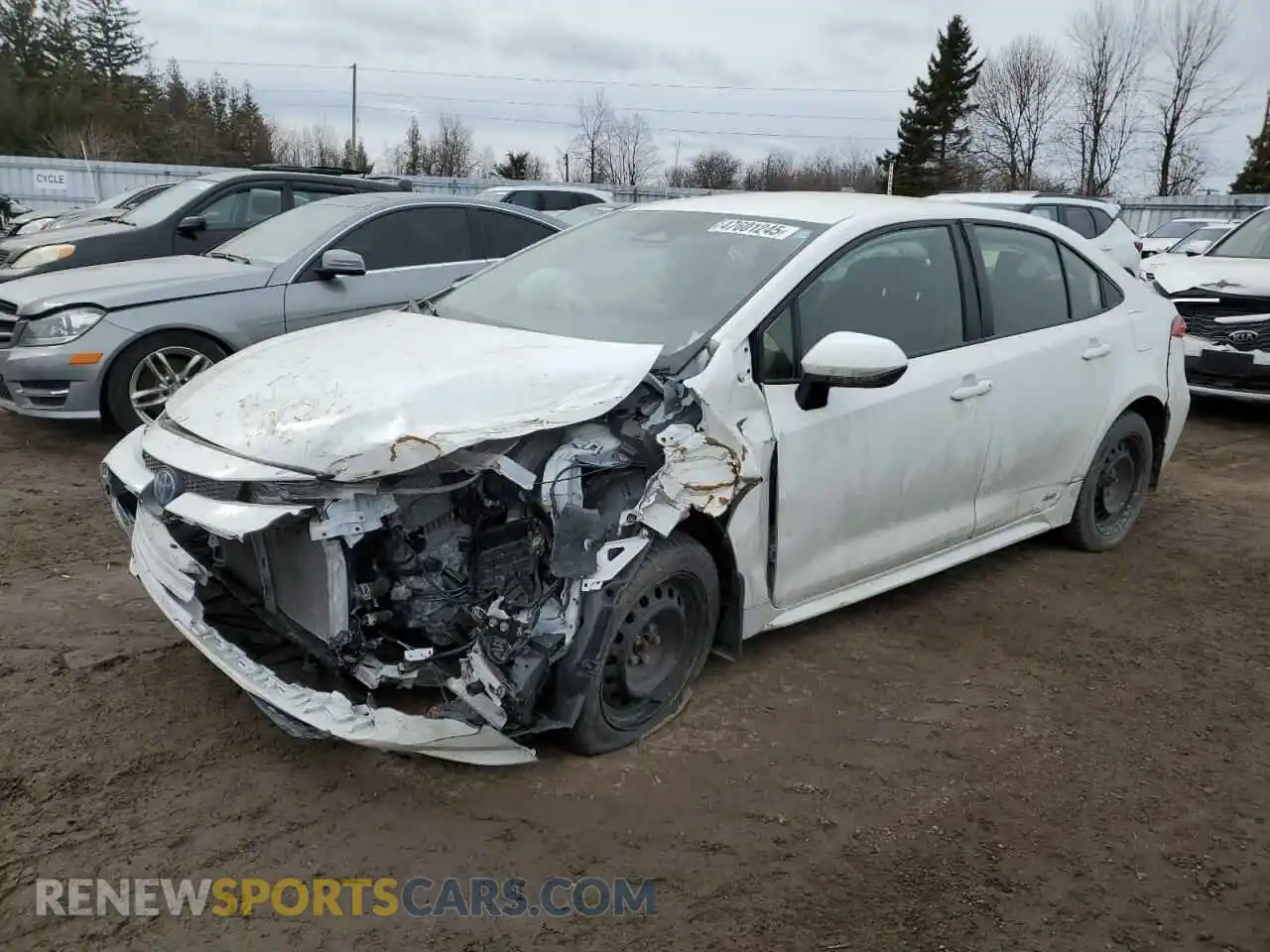 1 Photograph of a damaged car JTDBDMHE5P3006888 TOYOTA COROLLA 2023