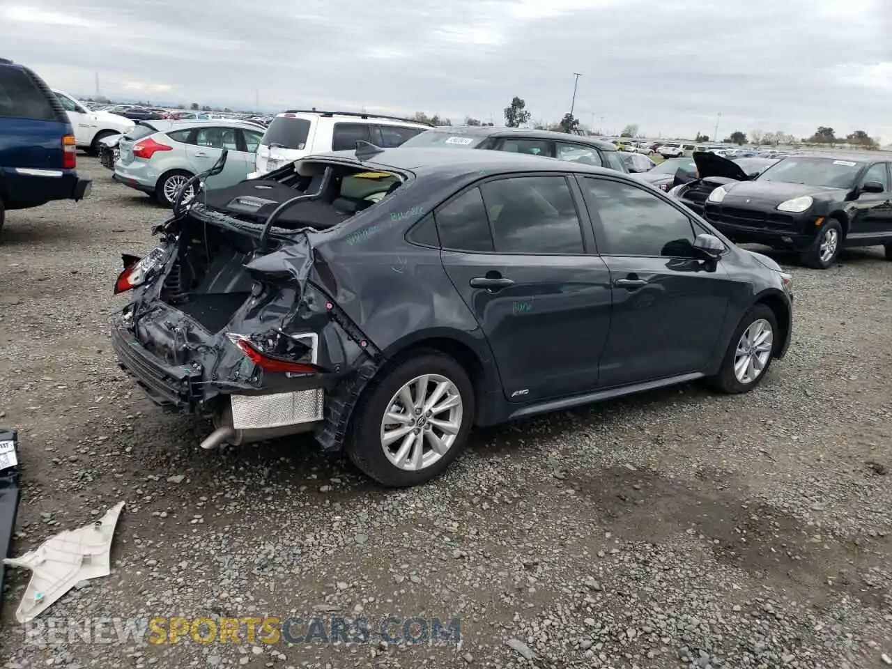 3 Photograph of a damaged car JTDBDMHE5P3007202 TOYOTA COROLLA 2023