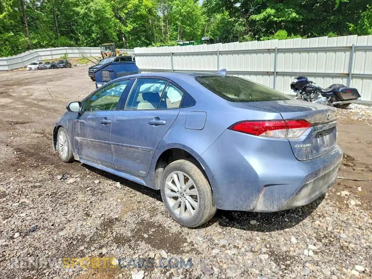 2 Photograph of a damaged car JTDBDMHE5PJ001251 TOYOTA COROLLA 2023