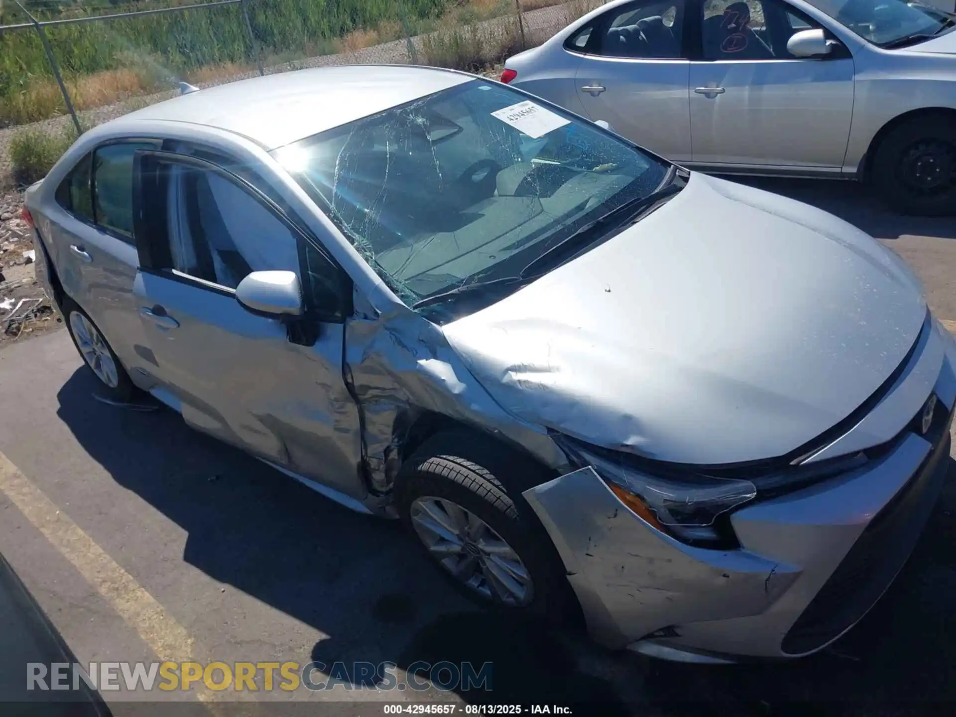 1 Photograph of a damaged car JTDBDMHE5PJ002819 TOYOTA COROLLA 2023