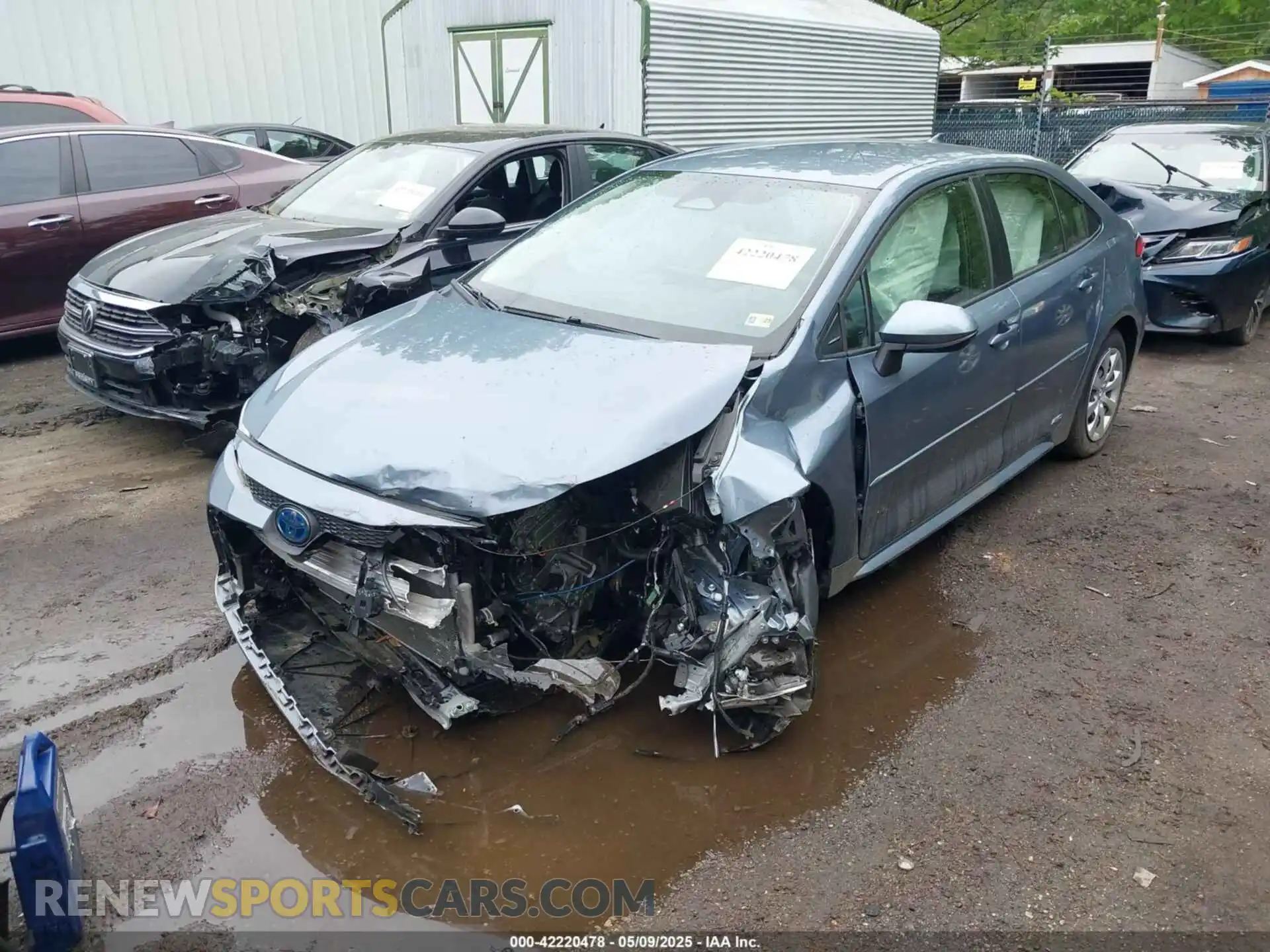 2 Фотография поврежденного автомобиля JTDBDMHE6P3000632 TOYOTA COROLLA 2023