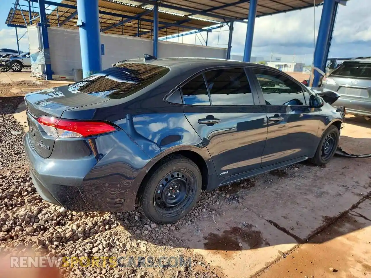 3 Photograph of a damaged car JTDBDMHE6P3001599 TOYOTA COROLLA 2023