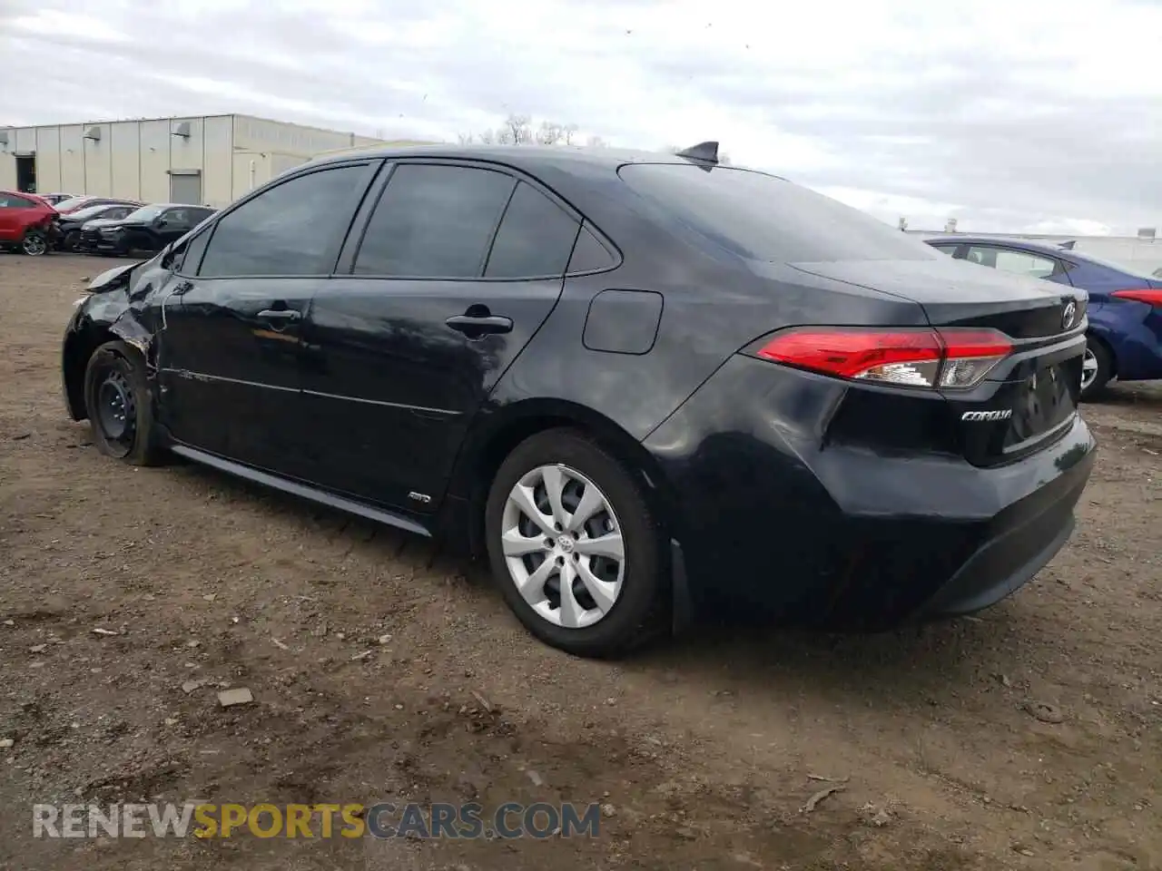 2 fotografías del automóvil dañado JTDBDMHE6P3006706 TOYOTA COROLLA 2023