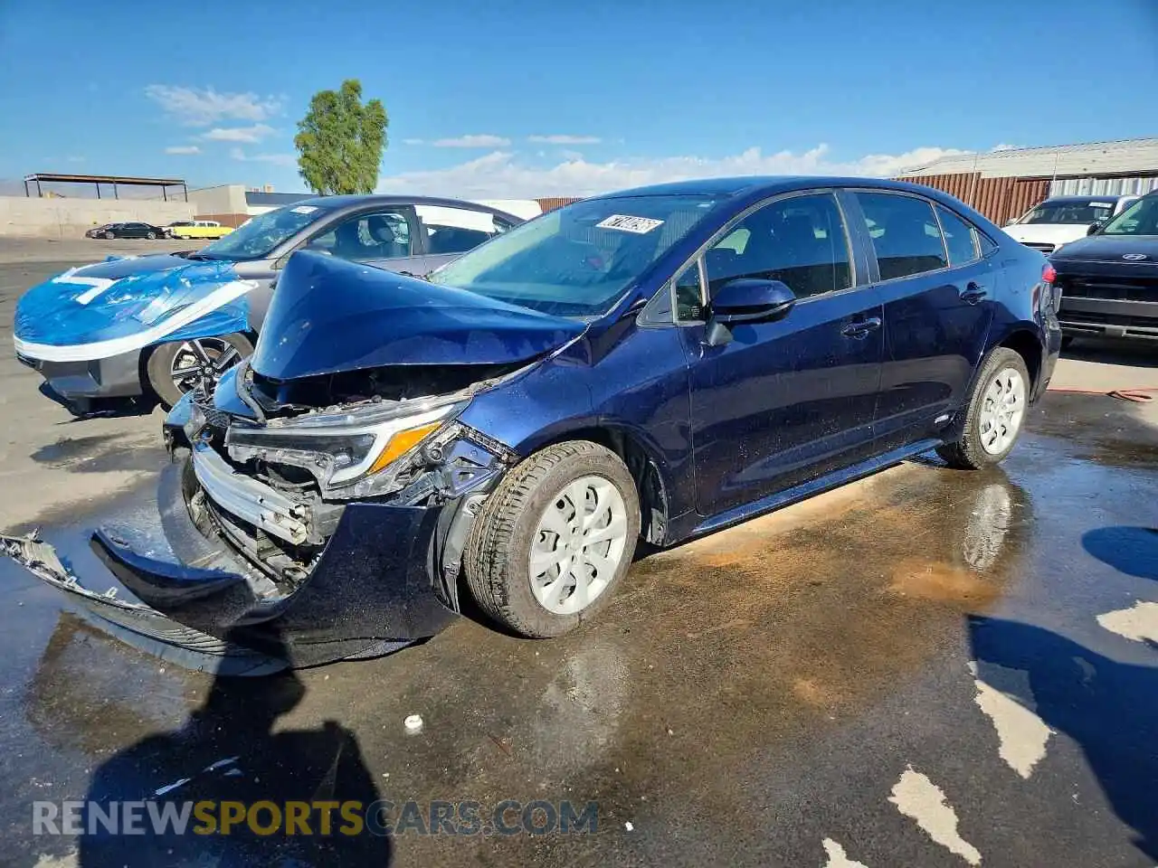 1 Photograph of a damaged car JTDBDMHE7PJ000232 TOYOTA COROLLA 2023