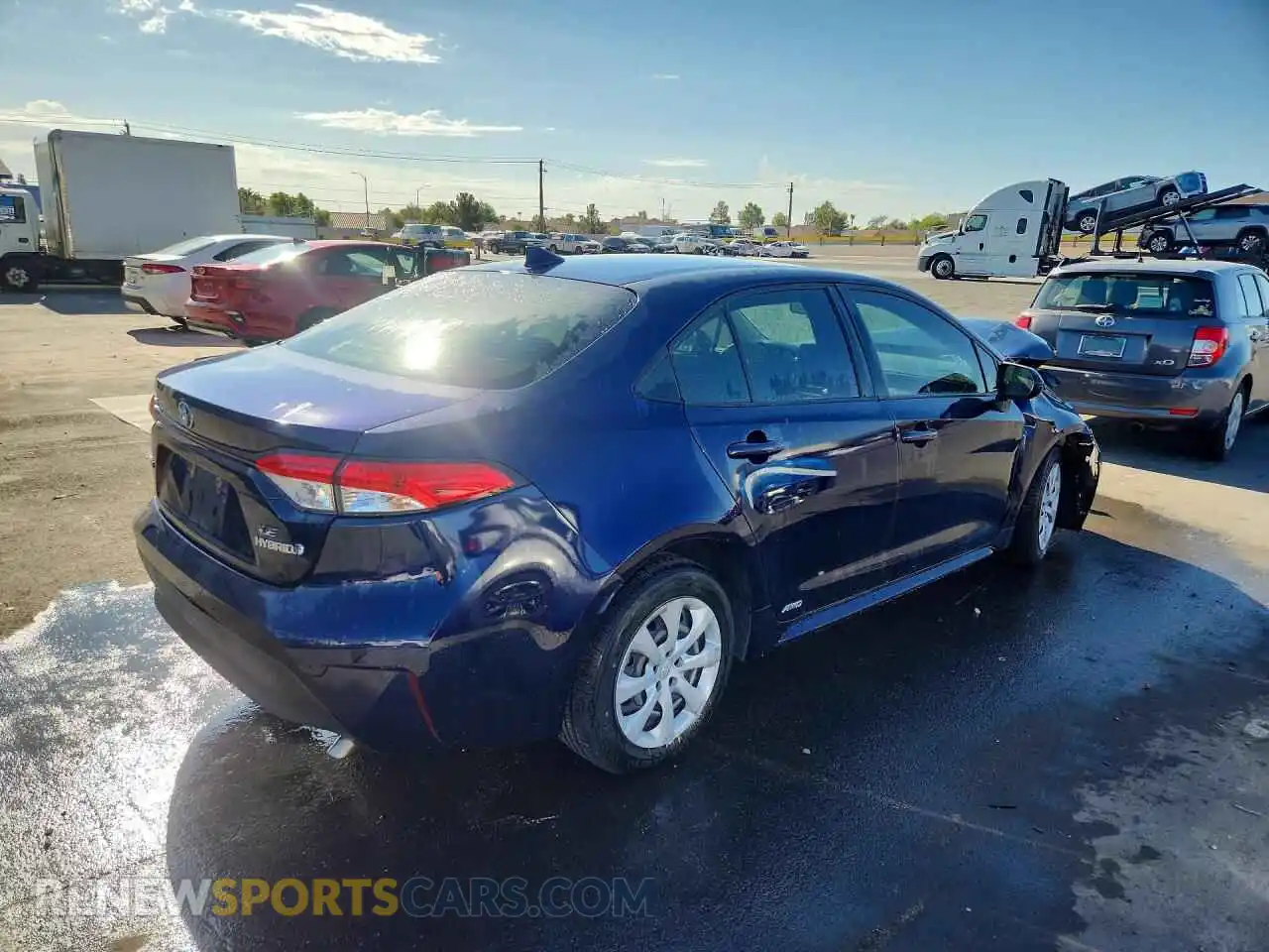 3 Photograph of a damaged car JTDBDMHE7PJ000232 TOYOTA COROLLA 2023