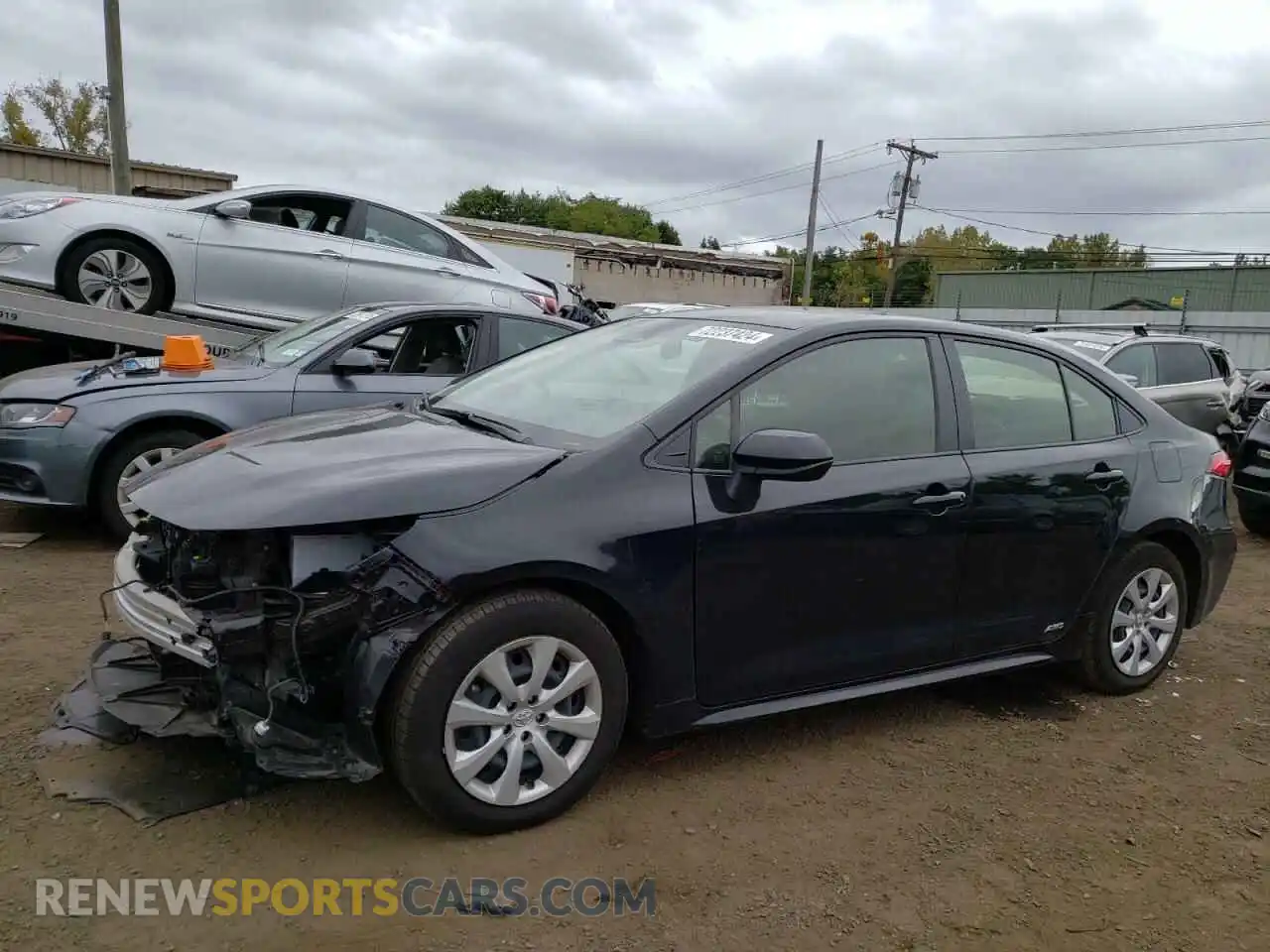 1 Photograph of a damaged car JTDBDMHE8P3000194 TOYOTA COROLLA 2023