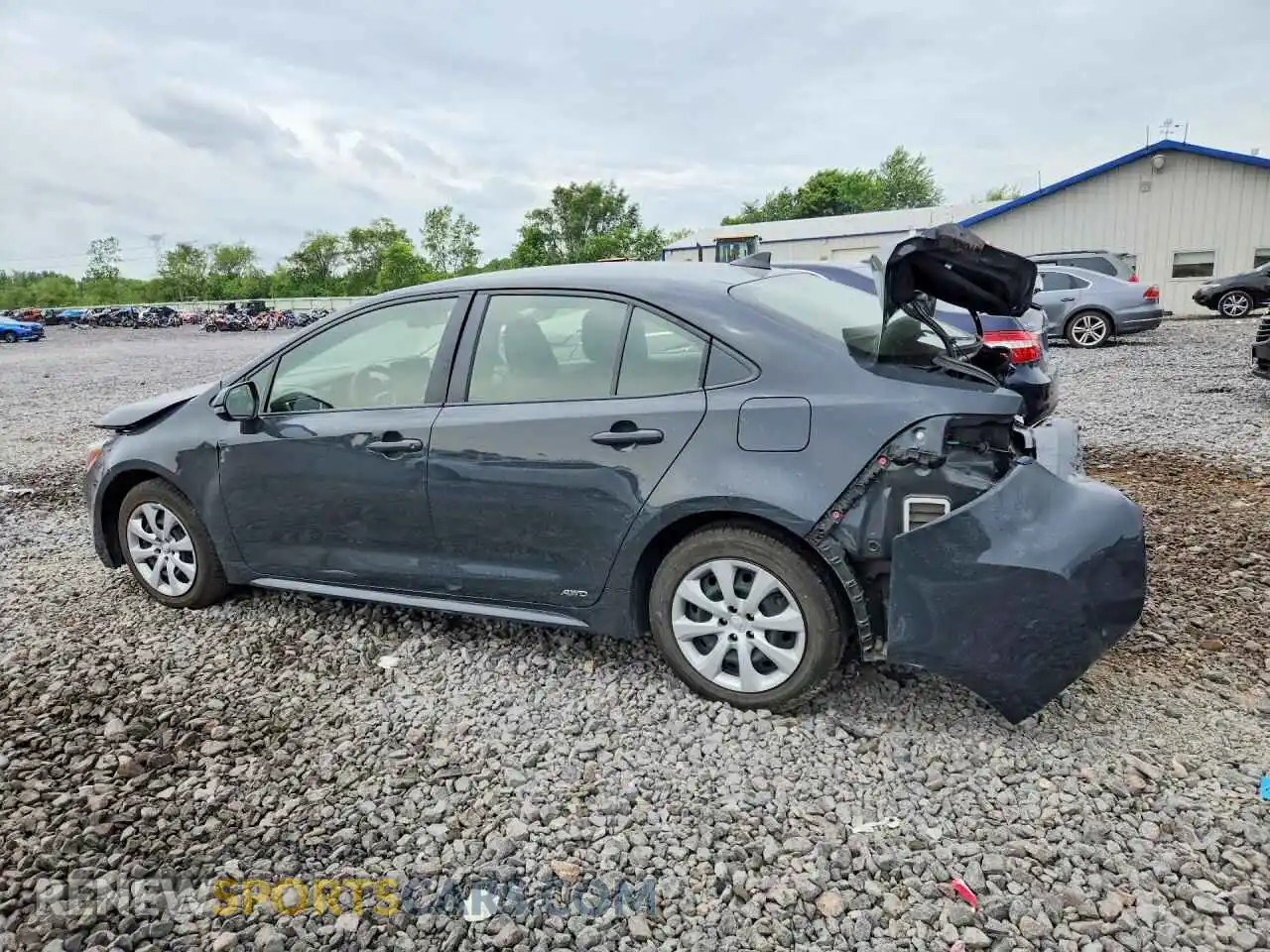 2 Photograph of a damaged car JTDBDMHE8P3007355 TOYOTA COROLLA 2023