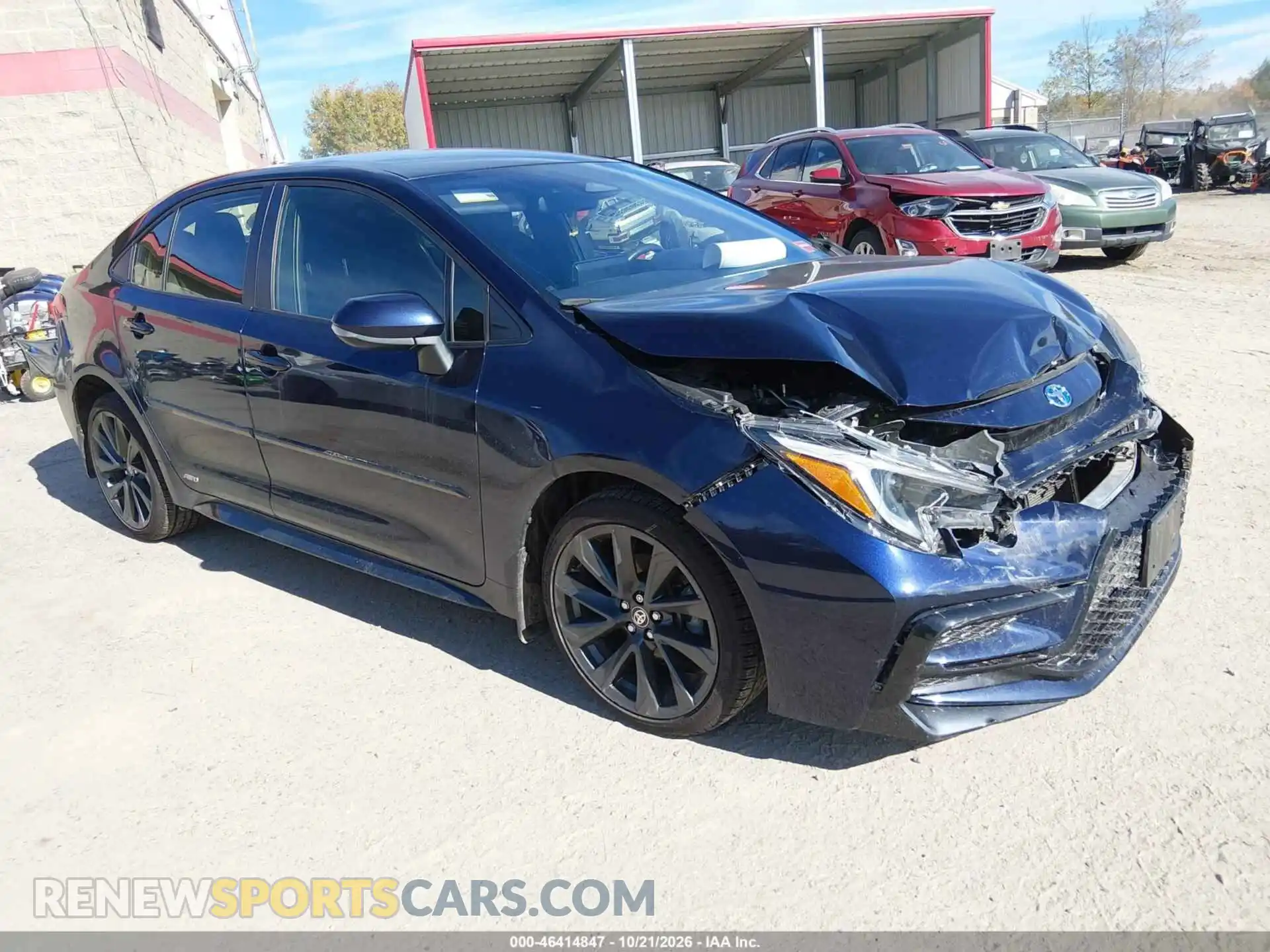 1 fotografías del automóvil dañado JTDBDMHE8PJ000935 TOYOTA COROLLA 2023