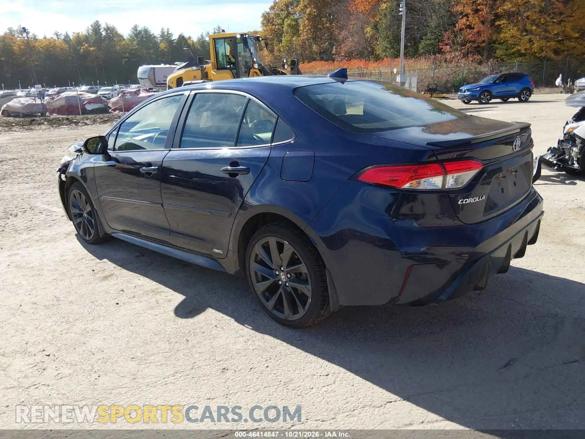 3 fotografías del automóvil dañado JTDBDMHE8PJ000935 TOYOTA COROLLA 2023