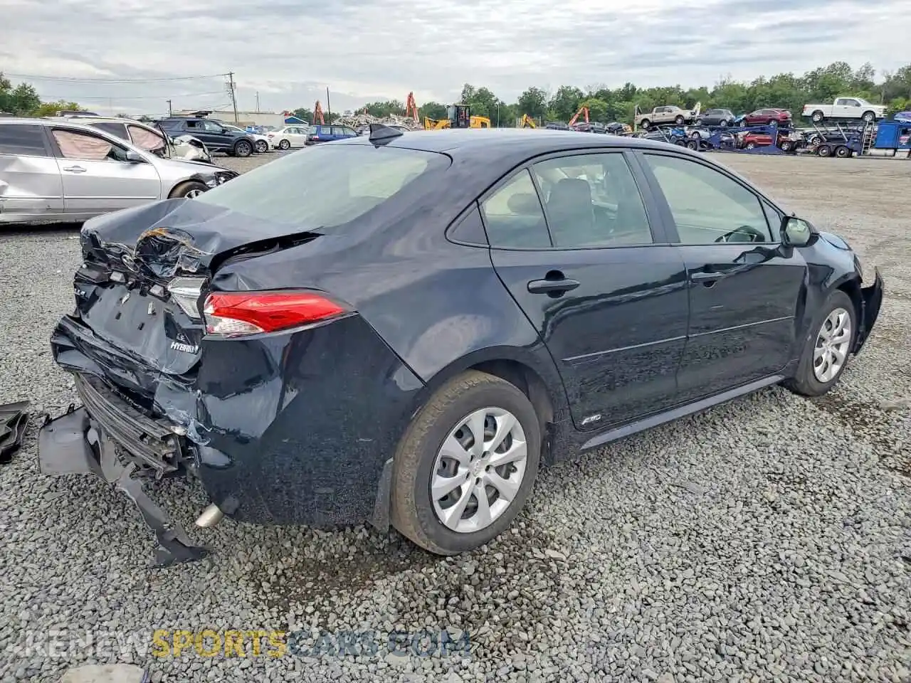 3 Фотография поврежденного автомобиля JTDBDMHE9P3004495 TOYOTA COROLLA 2023