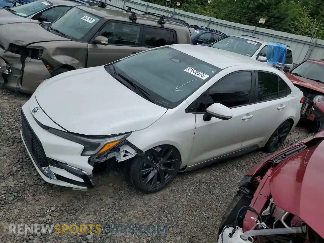 1 Photograph of a damaged car JTDBDMHE9P3004982 TOYOTA COROLLA 2023