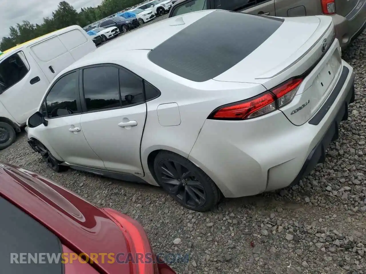 2 Photograph of a damaged car JTDBDMHE9P3004982 TOYOTA COROLLA 2023