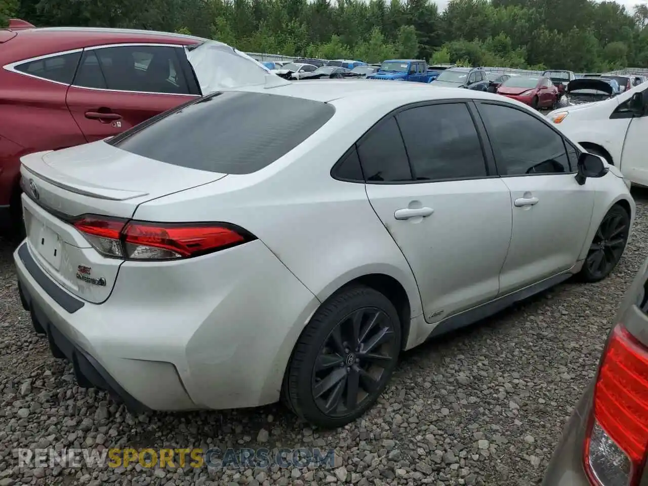3 Photograph of a damaged car JTDBDMHE9P3004982 TOYOTA COROLLA 2023
