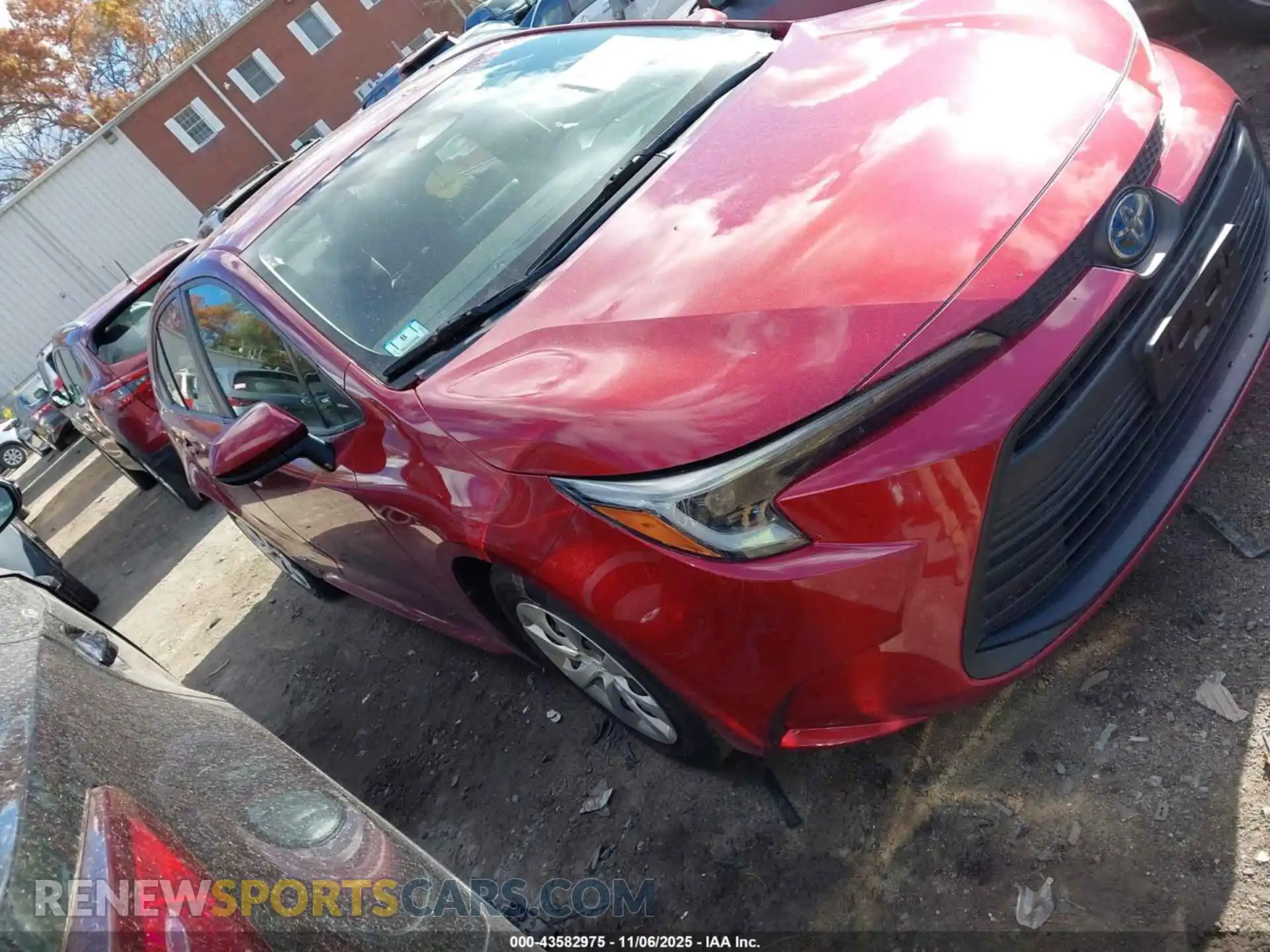 1 Photograph of a damaged car JTDBDMHE9PJ002368 TOYOTA COROLLA 2023